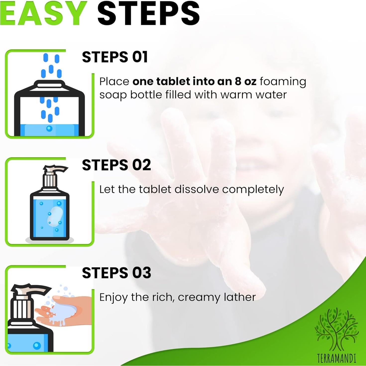 Tabletas de Jabón Espumoso Soap Sense 12x 240 ml Pomelo