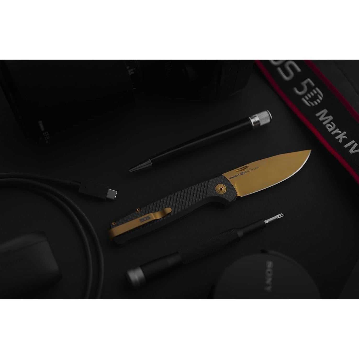 Cuchillo Plegable SOG Terminus SJ LTE Acero S35VN 7.62 cm