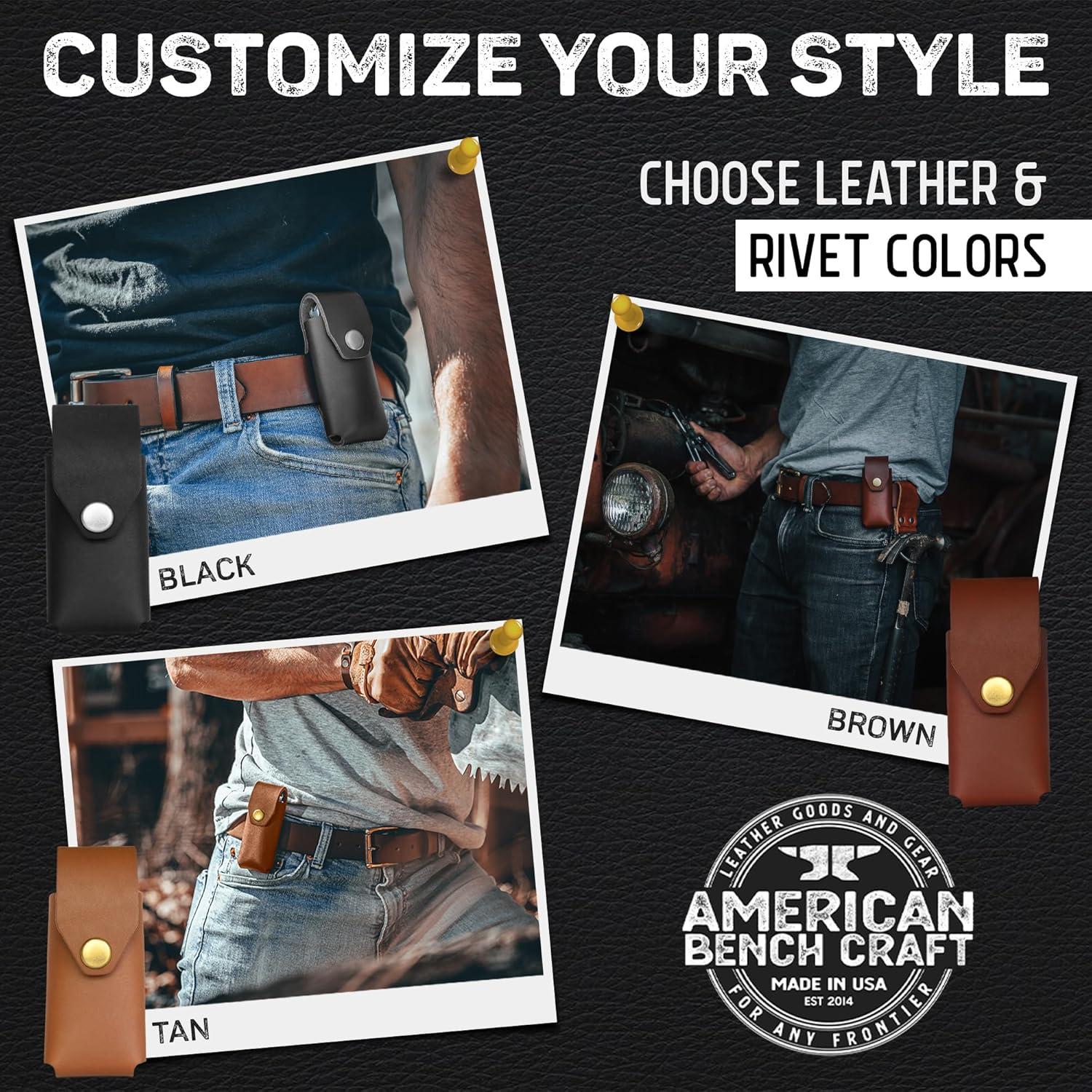 Funda de Cuero American Bench Craft para Multiherramientas Gerber