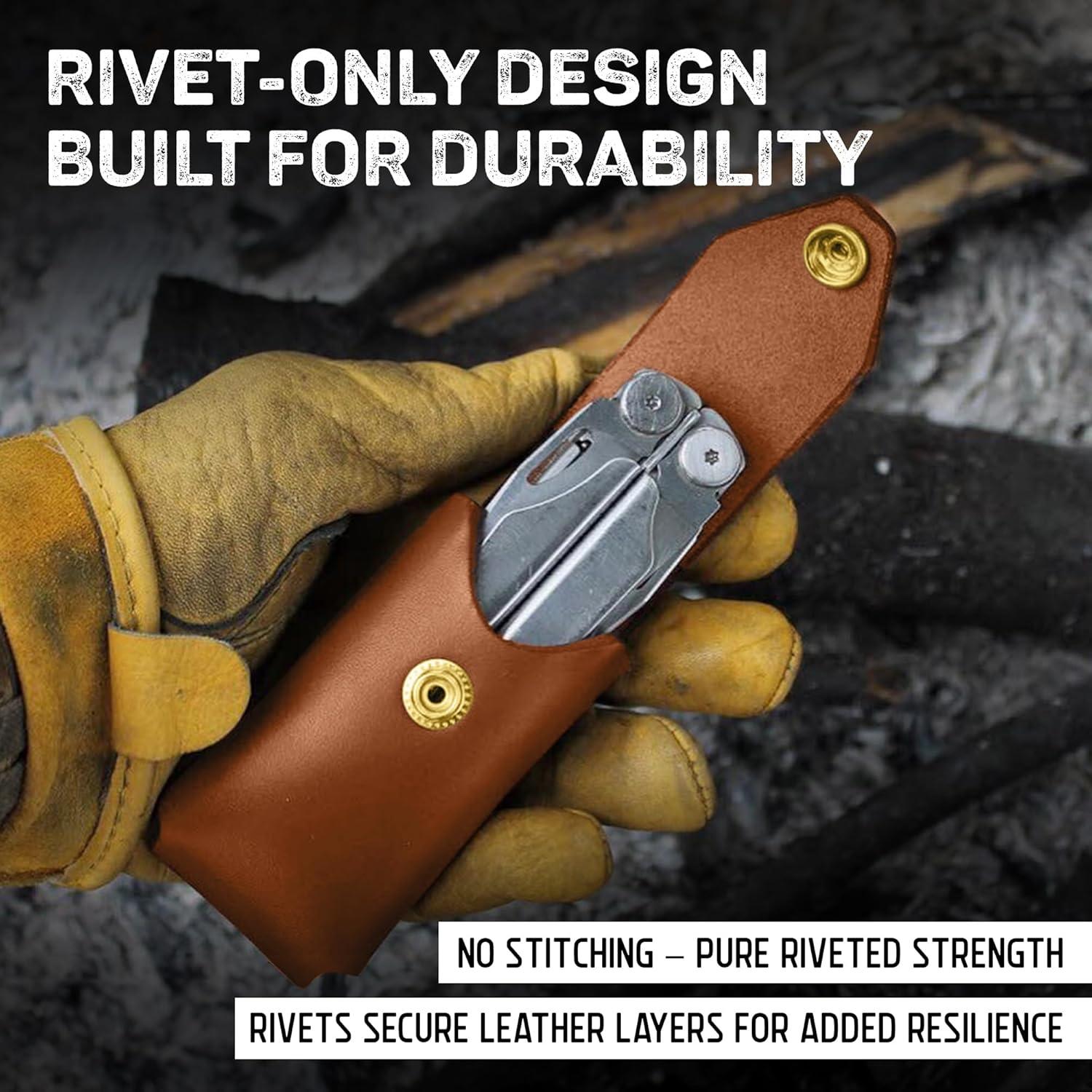 Funda de Cuero American Bench Craft para Multiherramientas Gerber