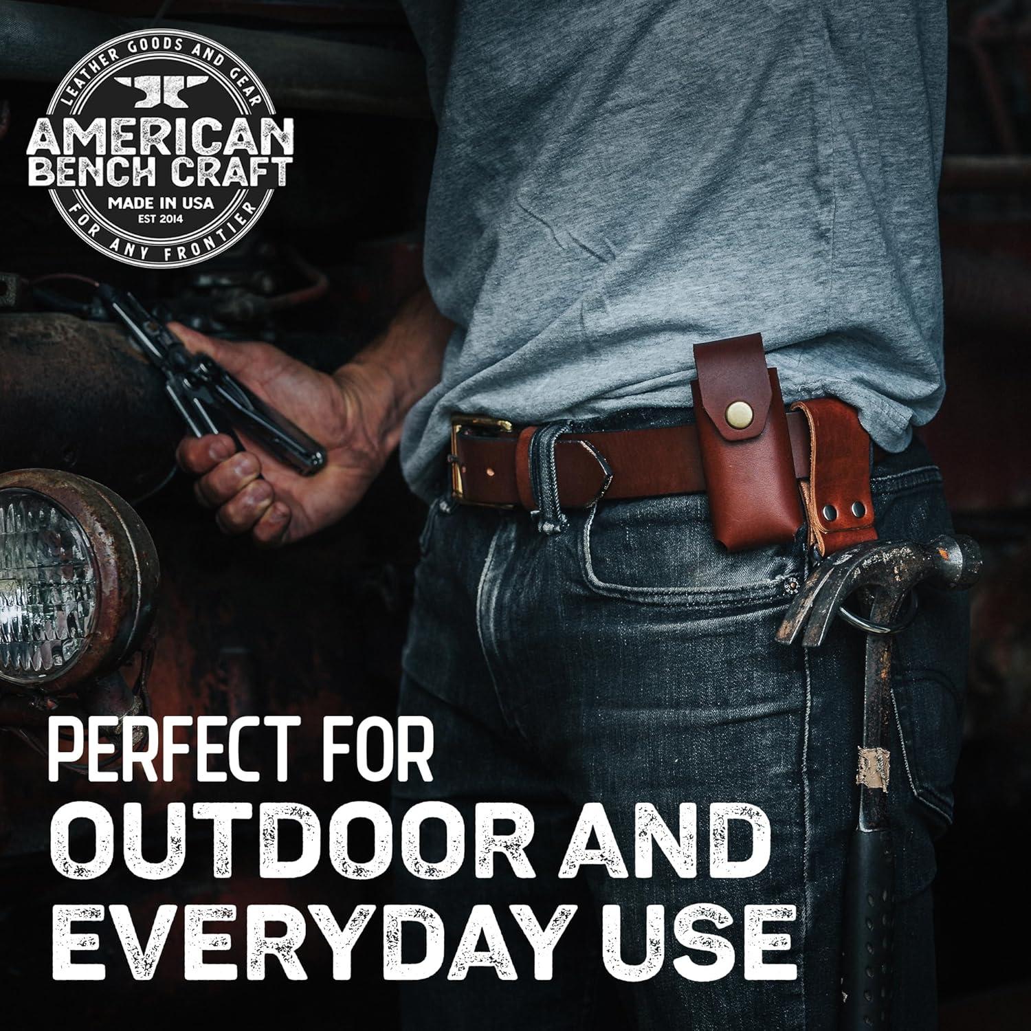 Funda de Cuero American Bench Craft para Multiherramientas Gerber