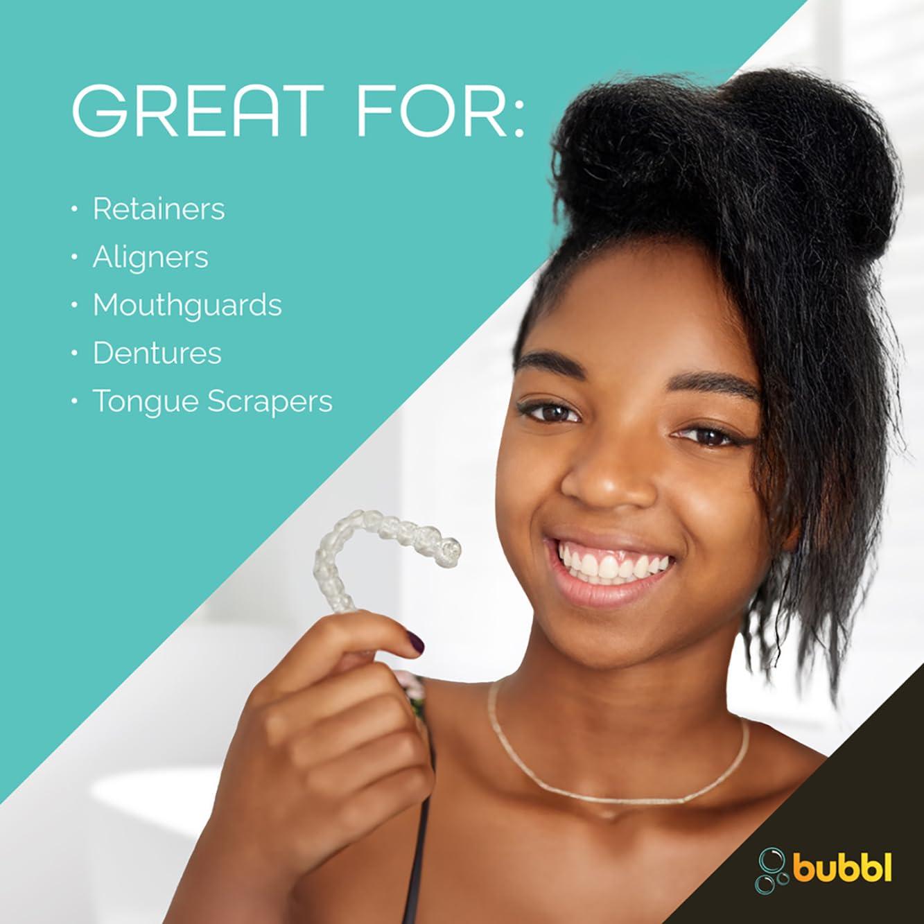 Limpiador de Tabletas Bubbl para Retenedores y Protectores Bucales