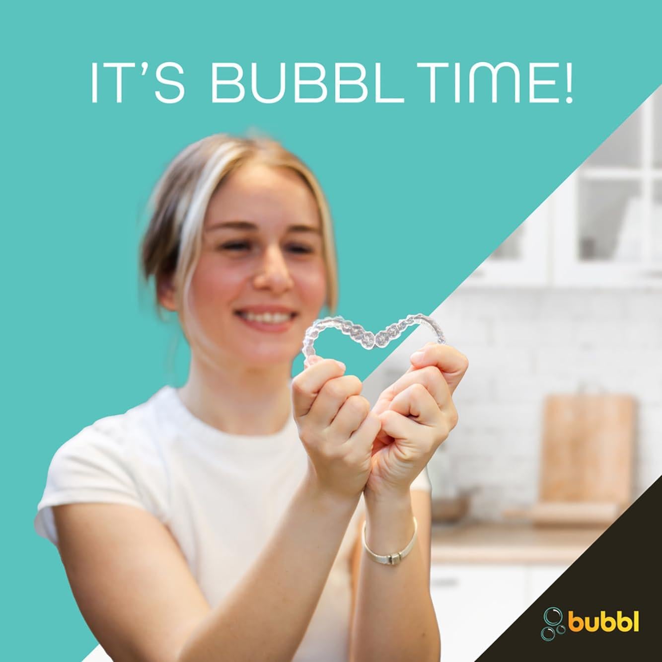 Limpiador de Tabletas Bubbl para Retenedores y Protectores Bucales