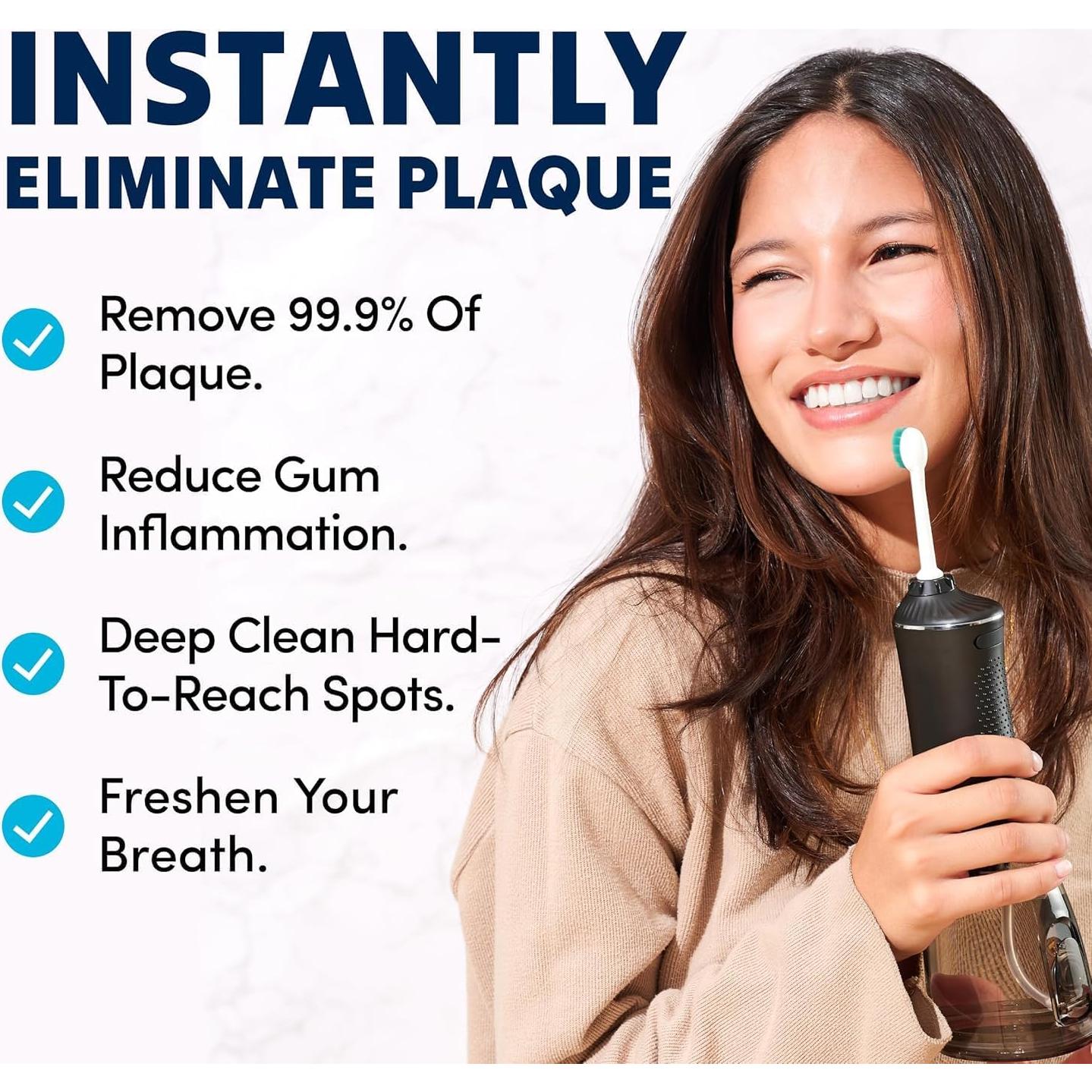 Hilo Dental a Presión Puur Smile - Irrigador Oral Recargable