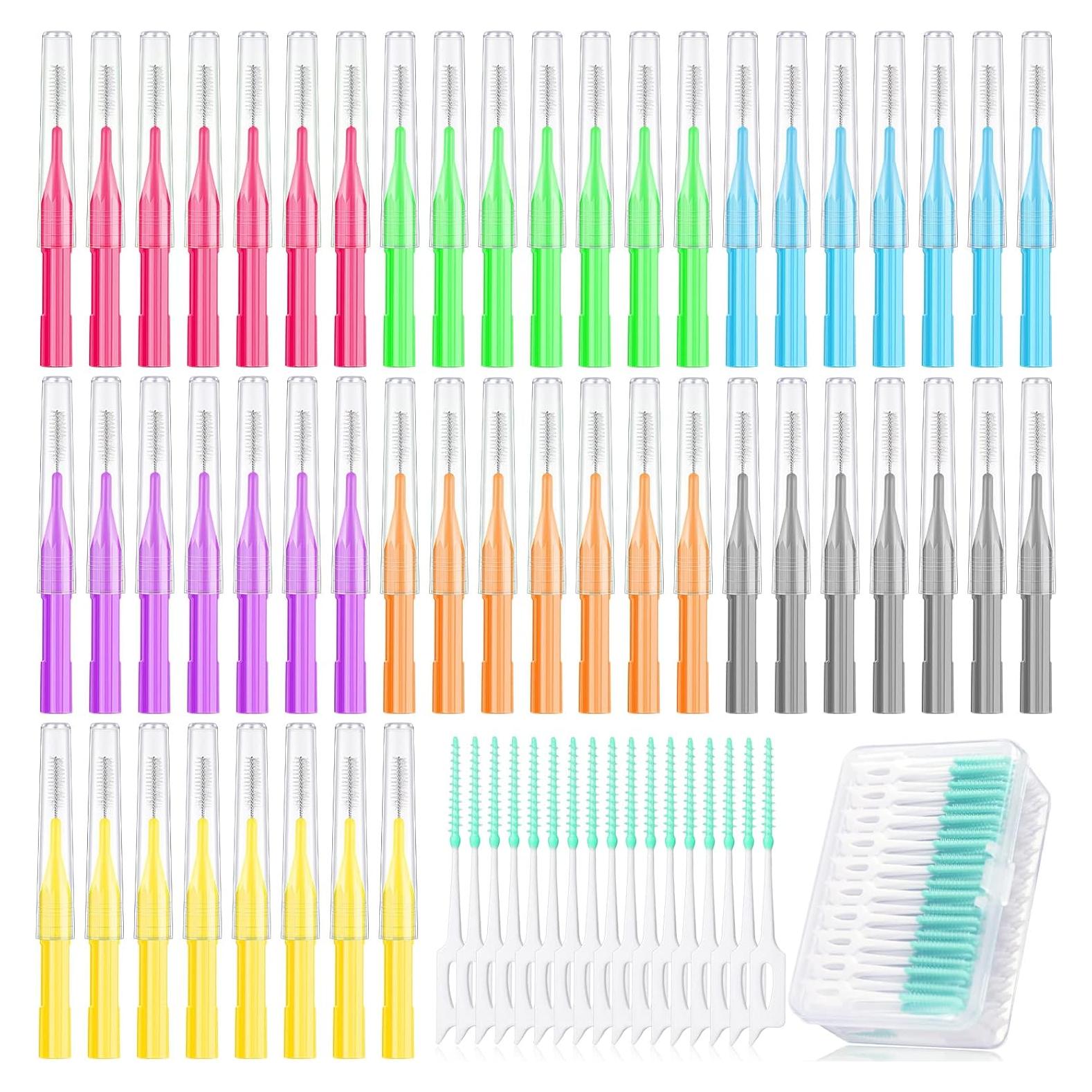 Zopeal 250 Piezas Cepillos Interdentales y Hilo Dental