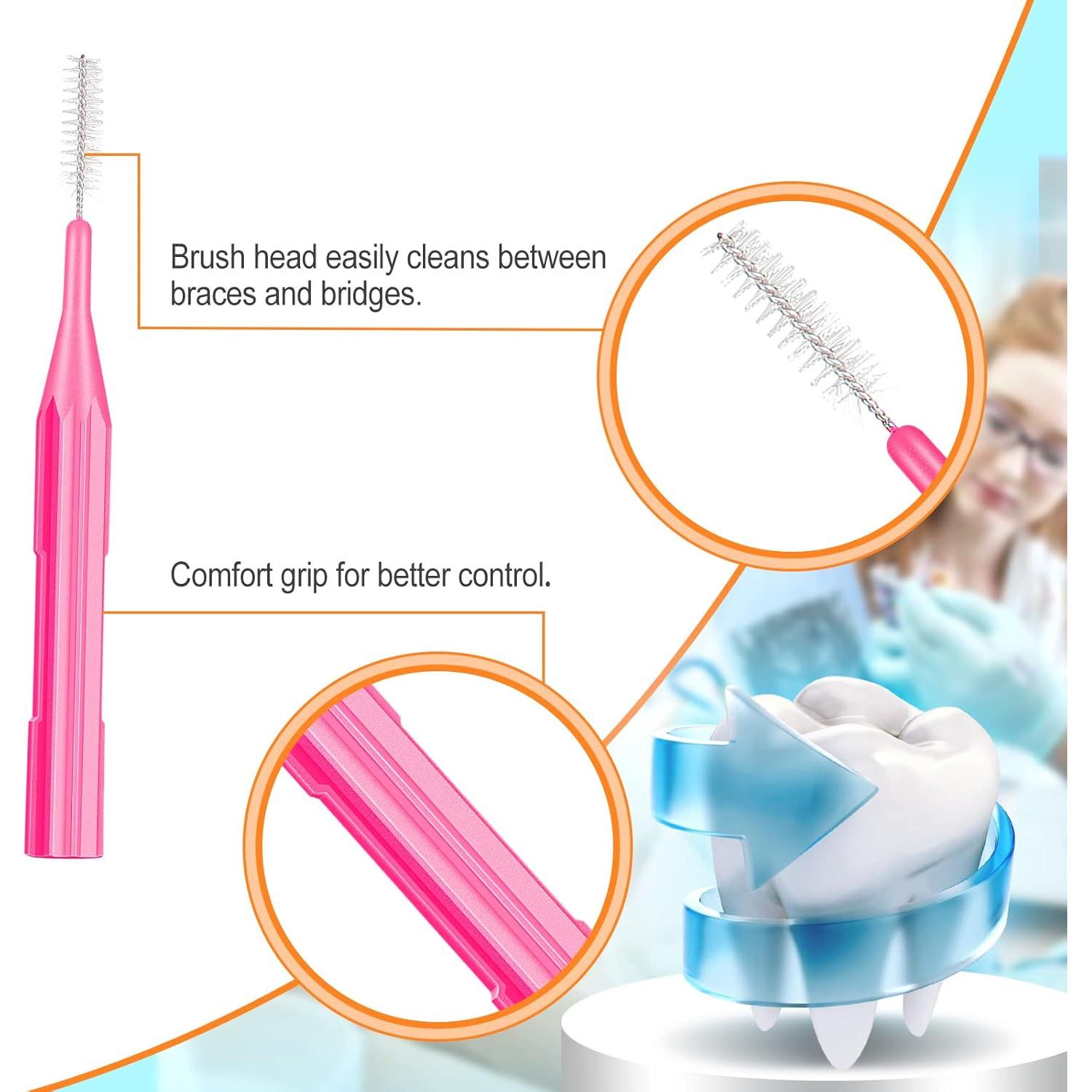 Zopeal 250 Piezas Cepillos Interdentales y Hilo Dental