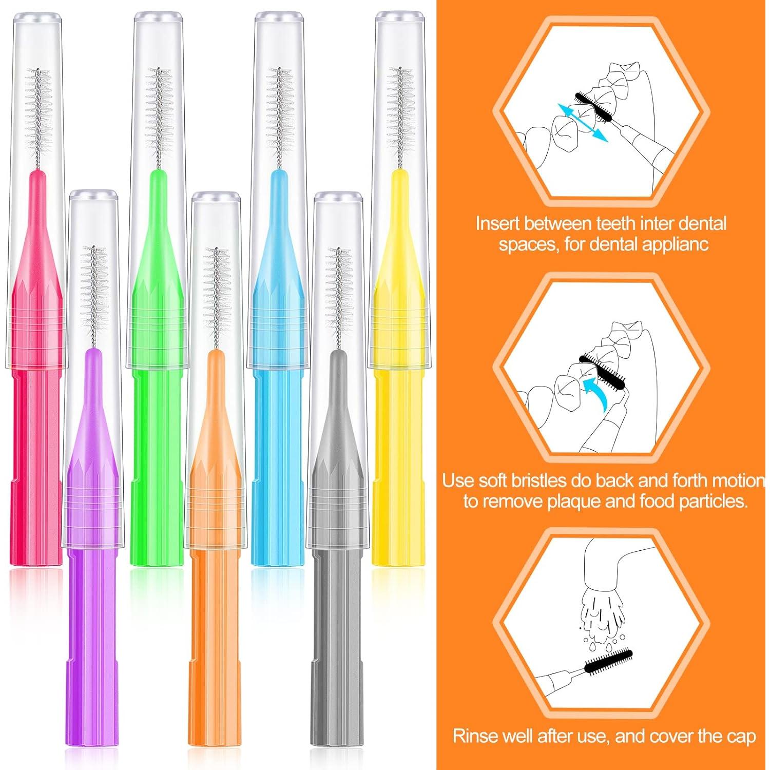 Zopeal 250 Piezas Cepillos Interdentales y Hilo Dental