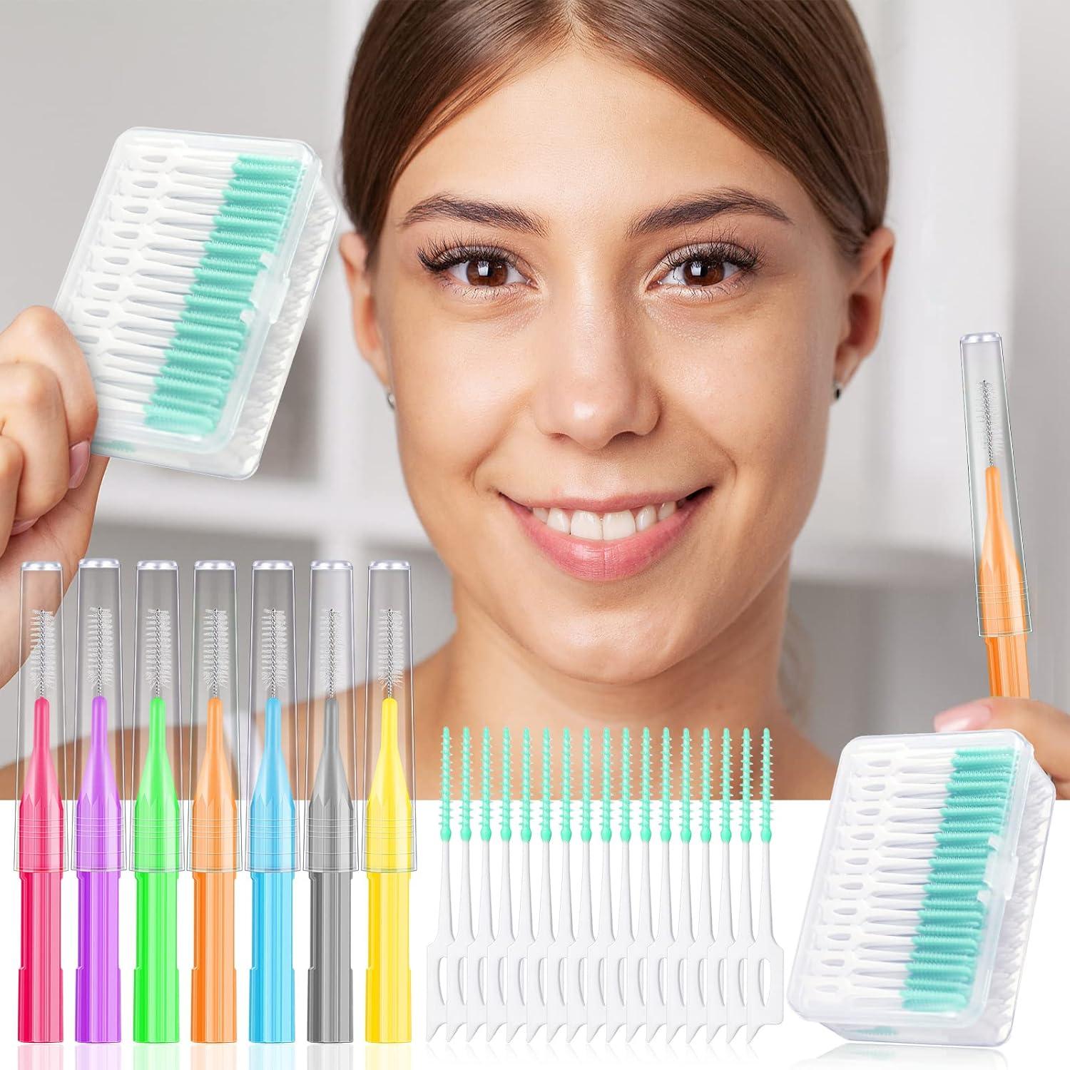 Zopeal 250 Piezas Cepillos Interdentales y Hilo Dental