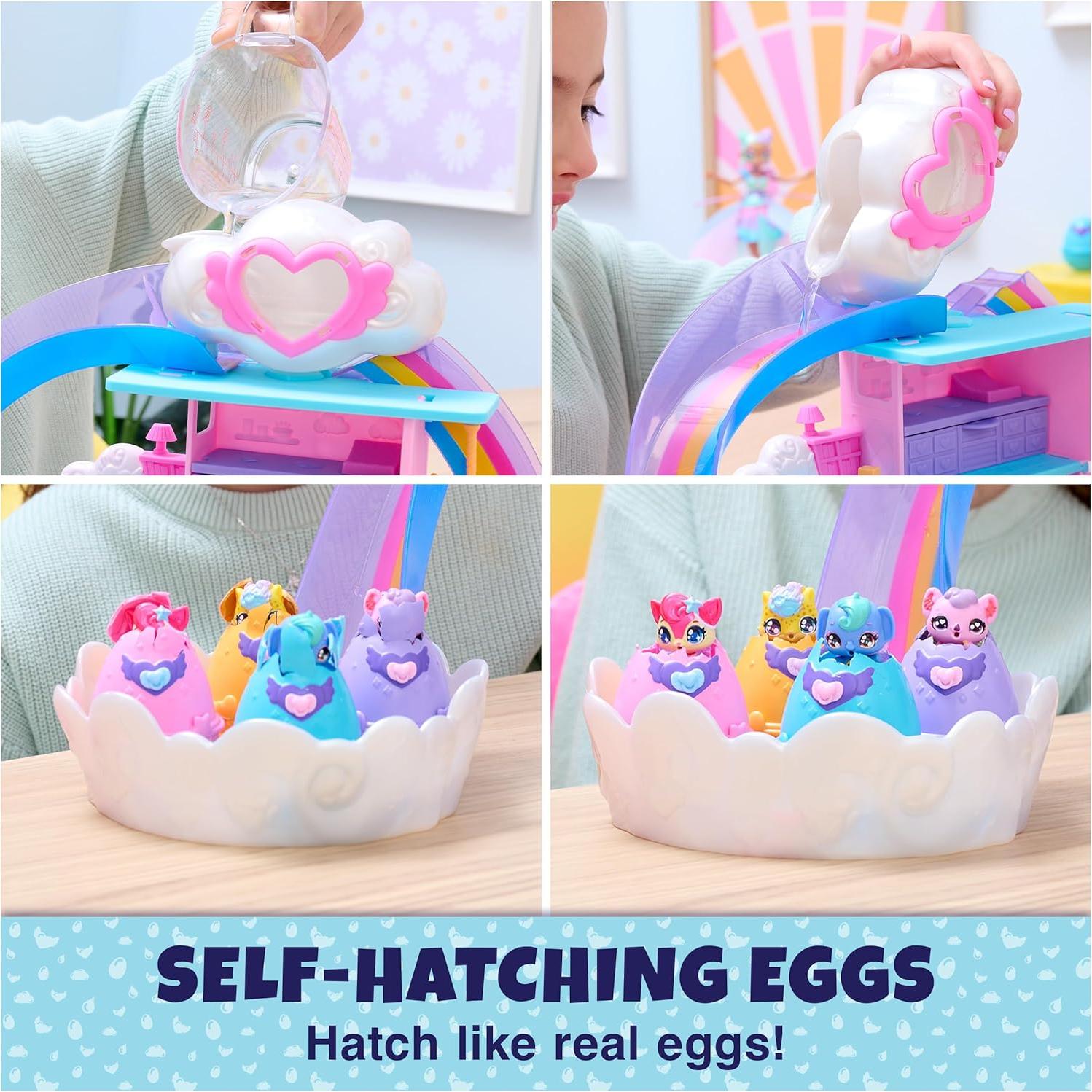 Hatchimals Alive Spin Master Juego Hatchi-Nursery 4 Figuras