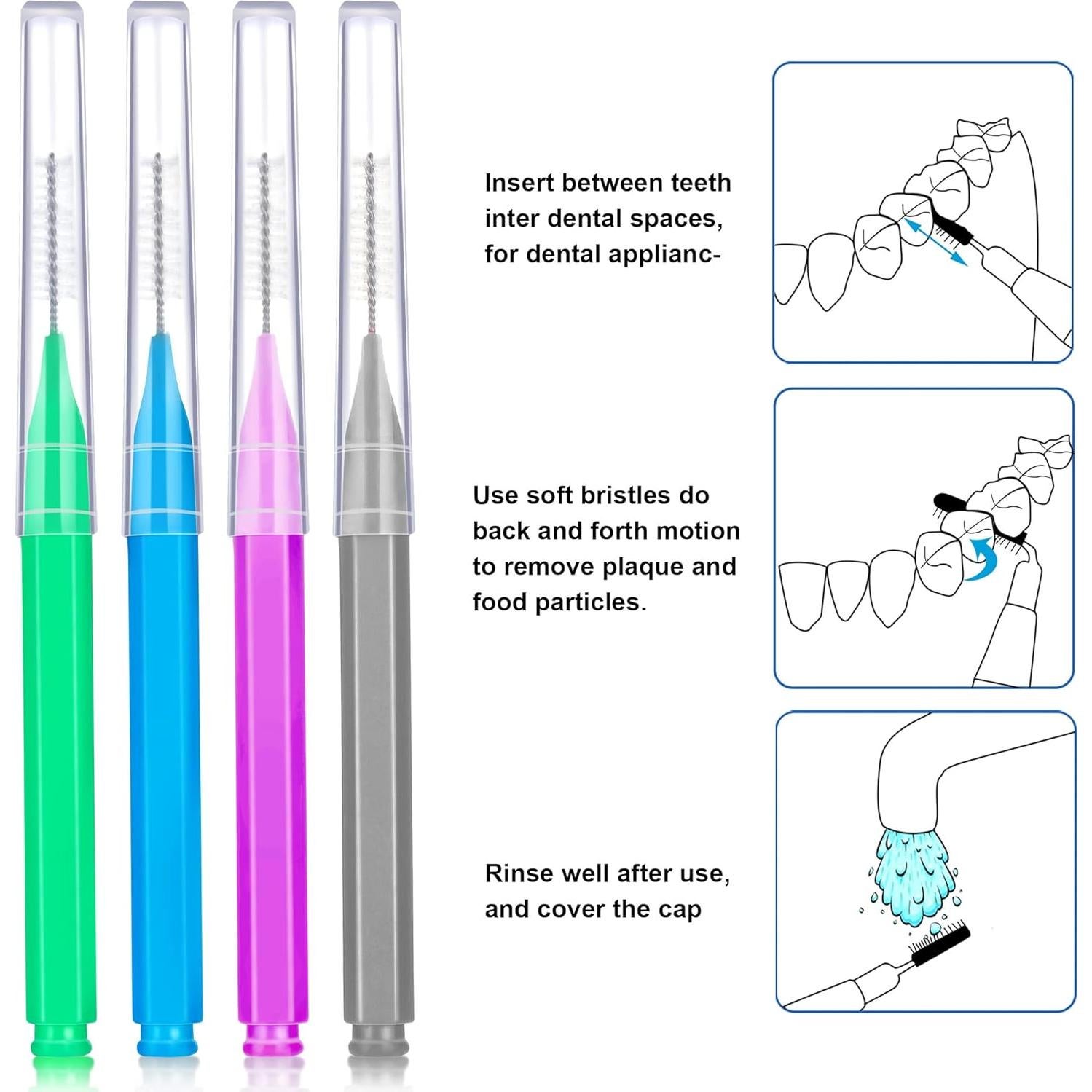 100 Piezas Cepillos Interdentales Patelai - Higiene Oral Completa