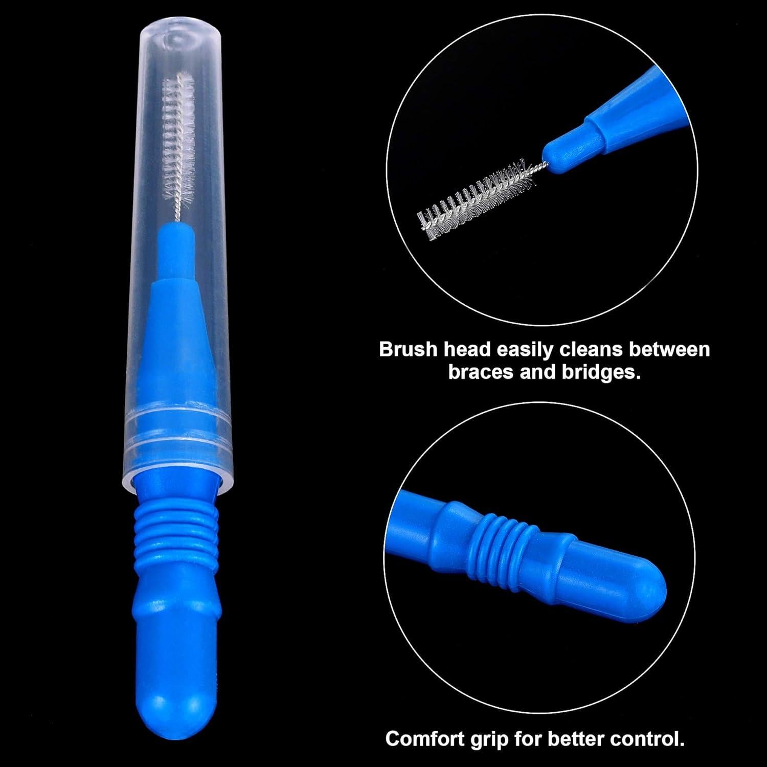 BBTO 100 Piezas Cepillos Dentales Interdentales para Brackets
