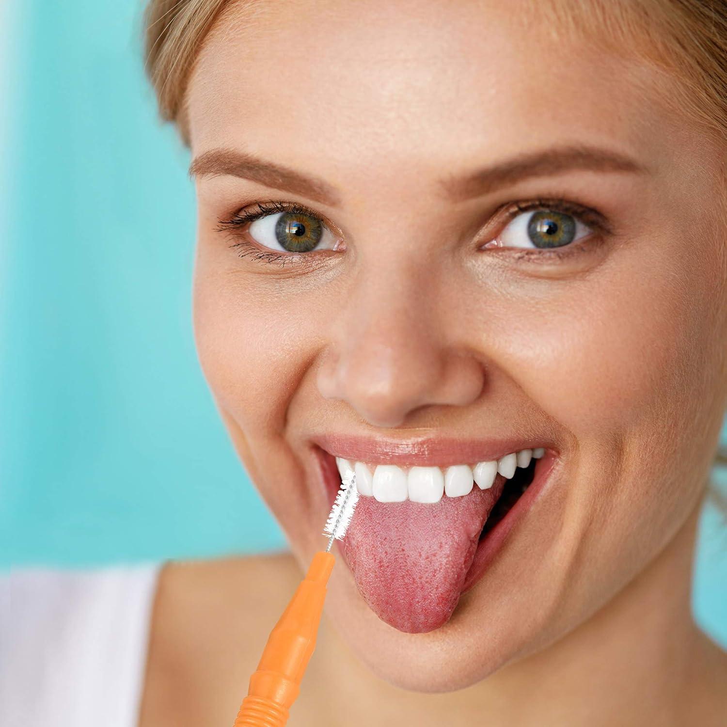 BBTO 100 Piezas Cepillos Dentales Interdentales para Brackets