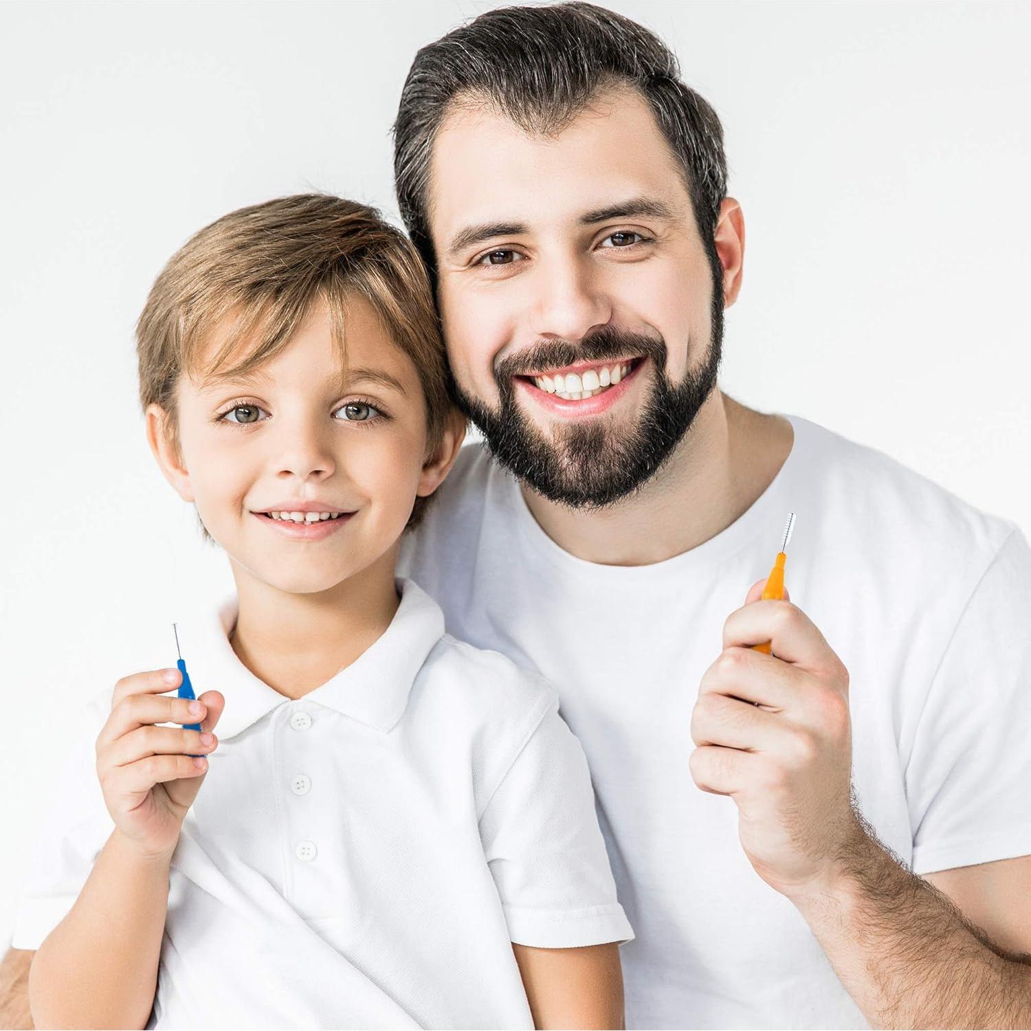 BBTO 100 Piezas Cepillos Dentales Interdentales para Brackets