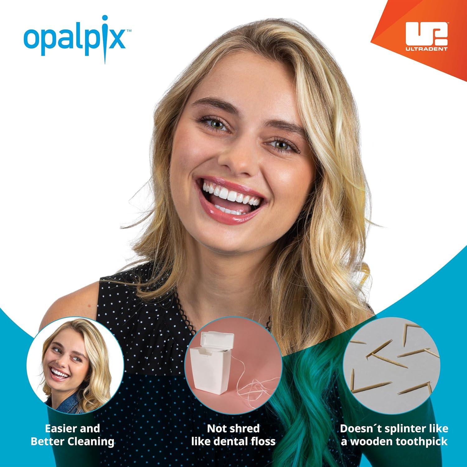 Palillos Dentales Opalpix 32 Unidades Cuidado Oral Suave