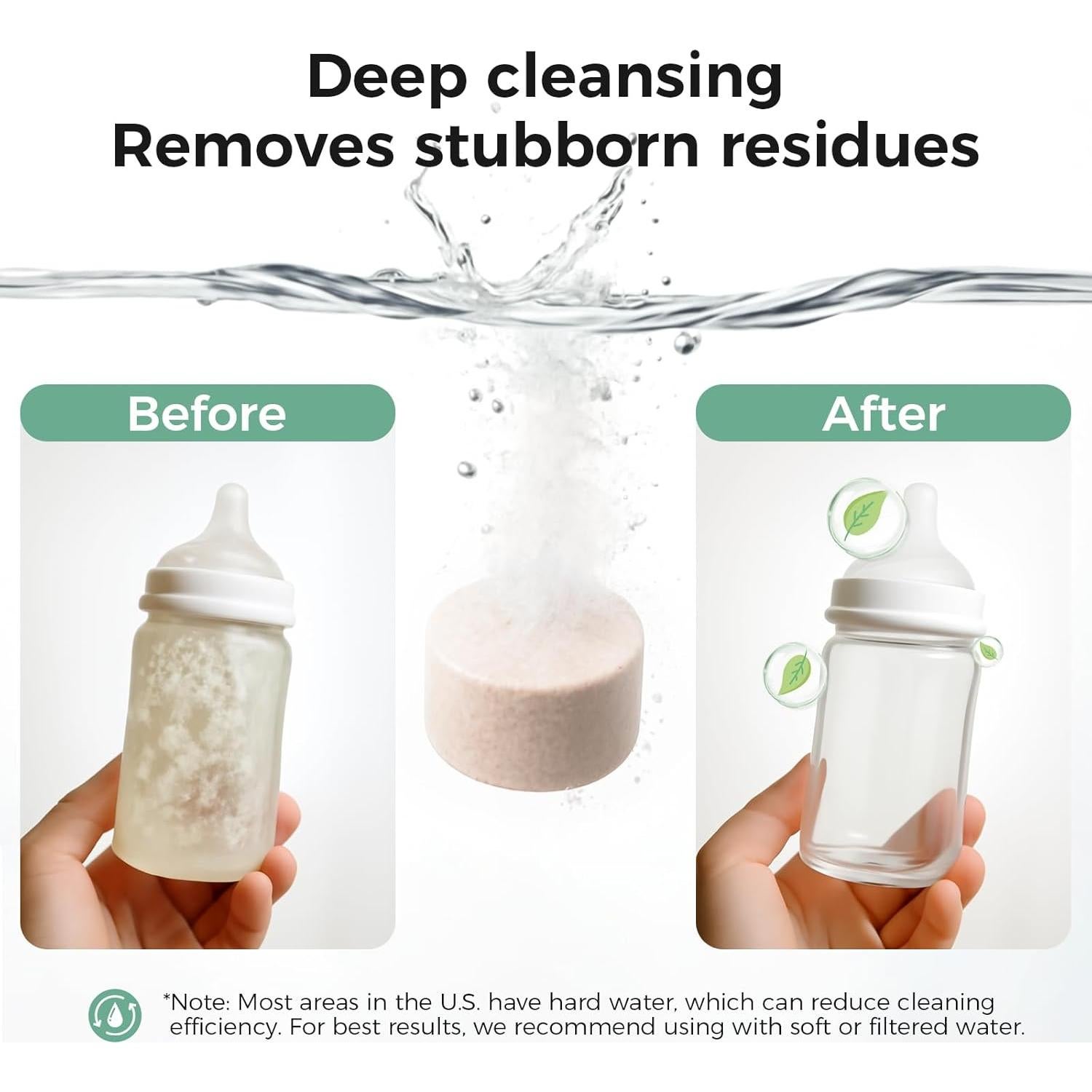 Bloques de Lavado Natural Momcozy - 120 Tabletas Ecológicas