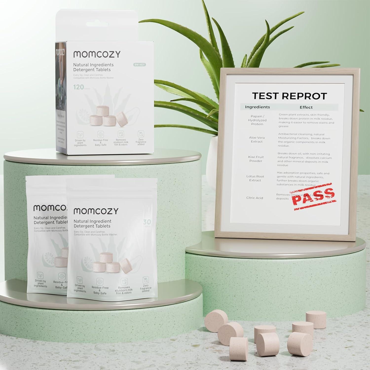 Bloques de Lavado Natural Momcozy - 120 Tabletas Ecológicas