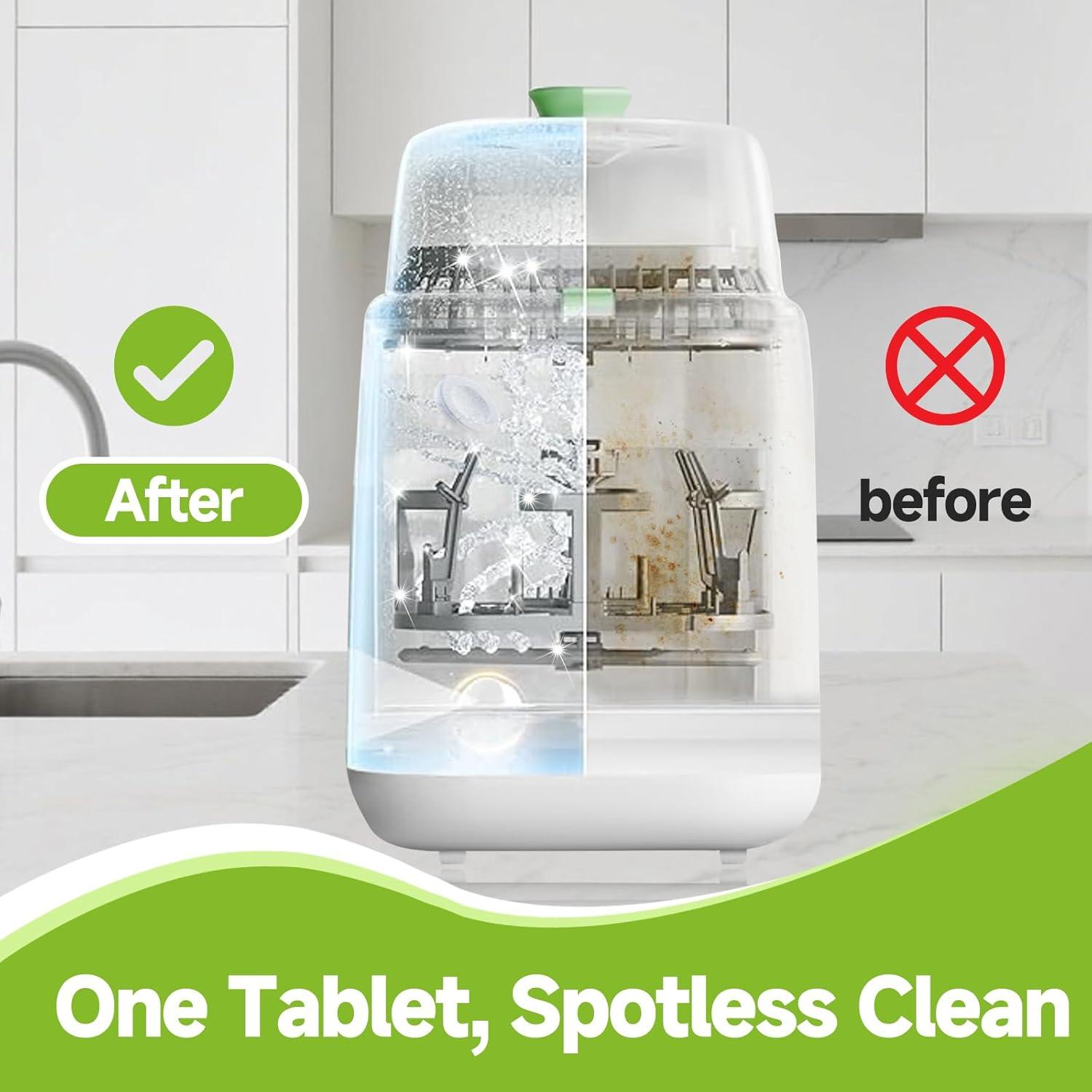 Tabletas Limpiadoras para Botellas Bebés Momcozy 40 Unidades