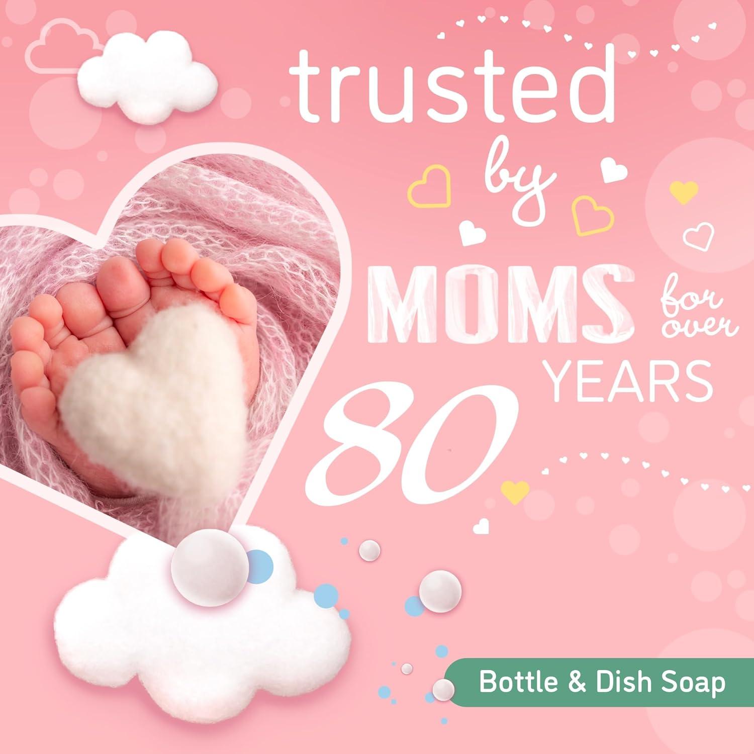 Jabón Líquido Dreft para Botellas y Platos - 2 Paquetes de 90 ml