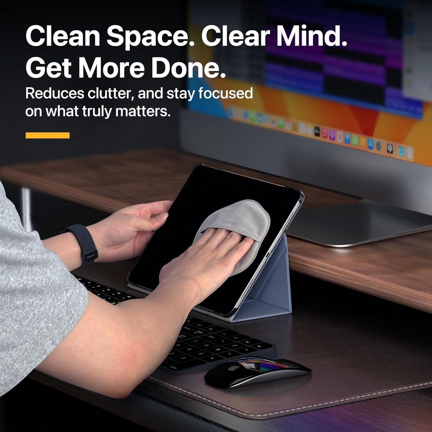 Paño de Microfibra MAGEASY para Limpieza de Pantallas 15.7x12.7cm