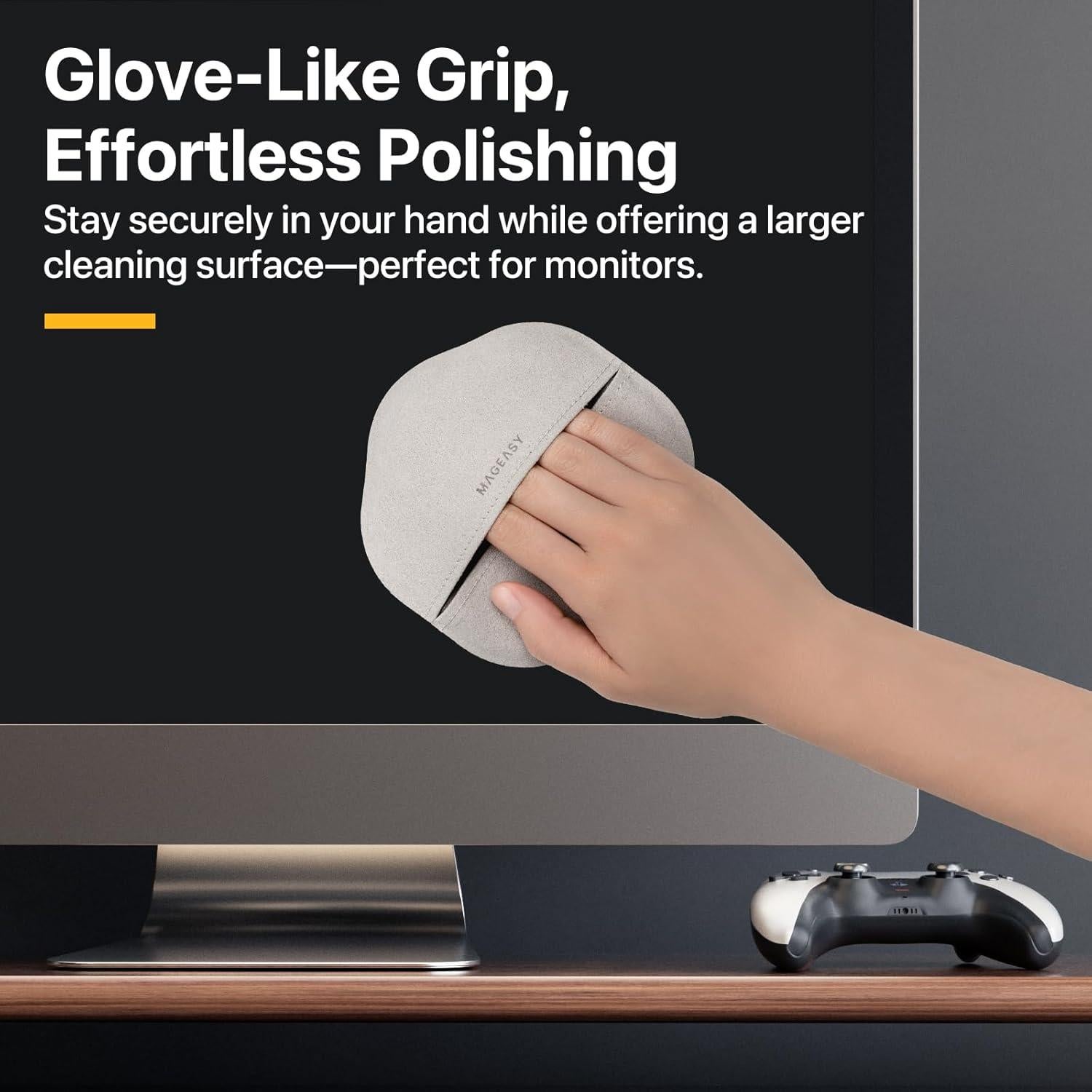 Paño de Microfibra MAGEASY para Limpieza de Pantallas 15.7x12.7cm