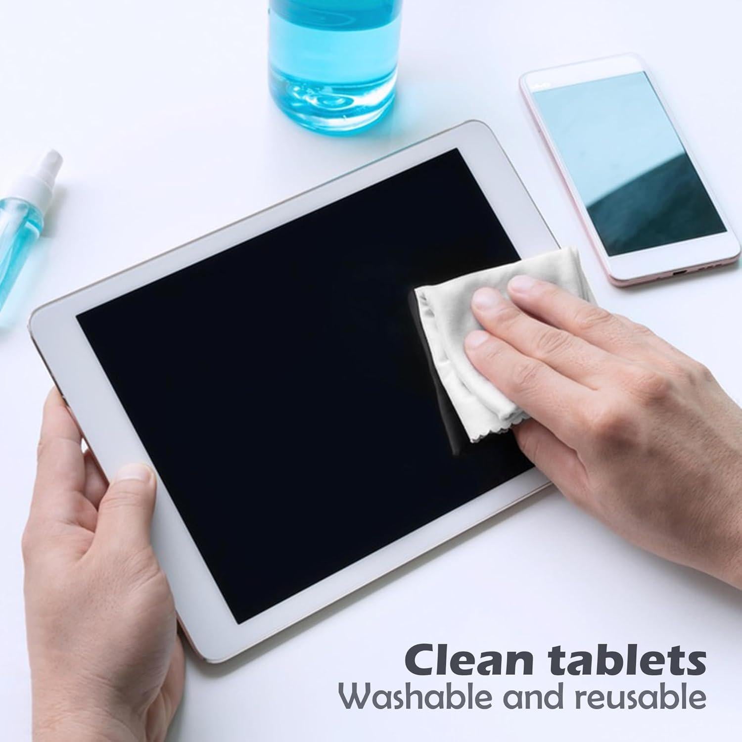 4 Paños de Microfibra para Limpiar Gafas Juxiamal 15x18cm