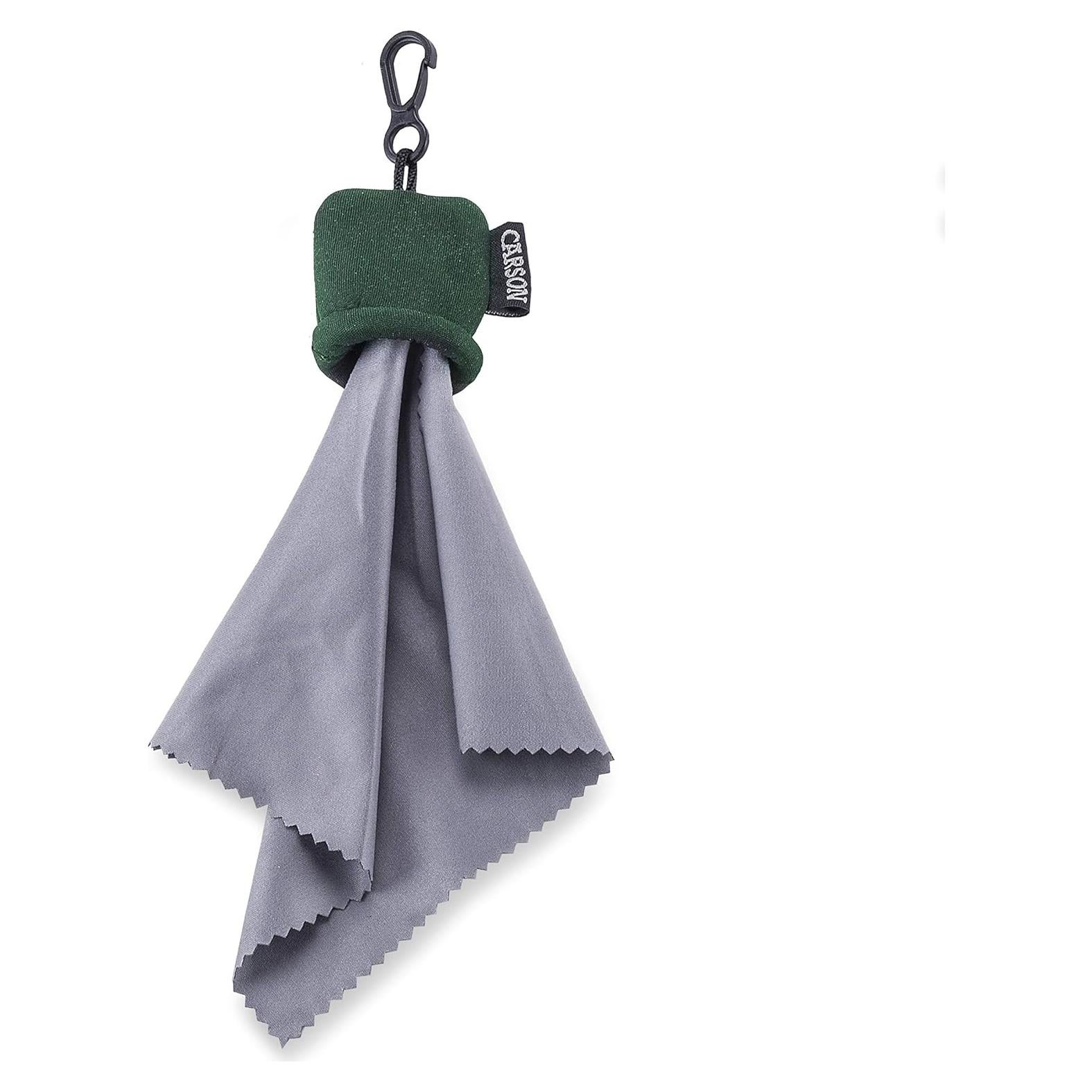 Paño de Microfibra Stuff-It Carson Verde para Limpieza de Lentes