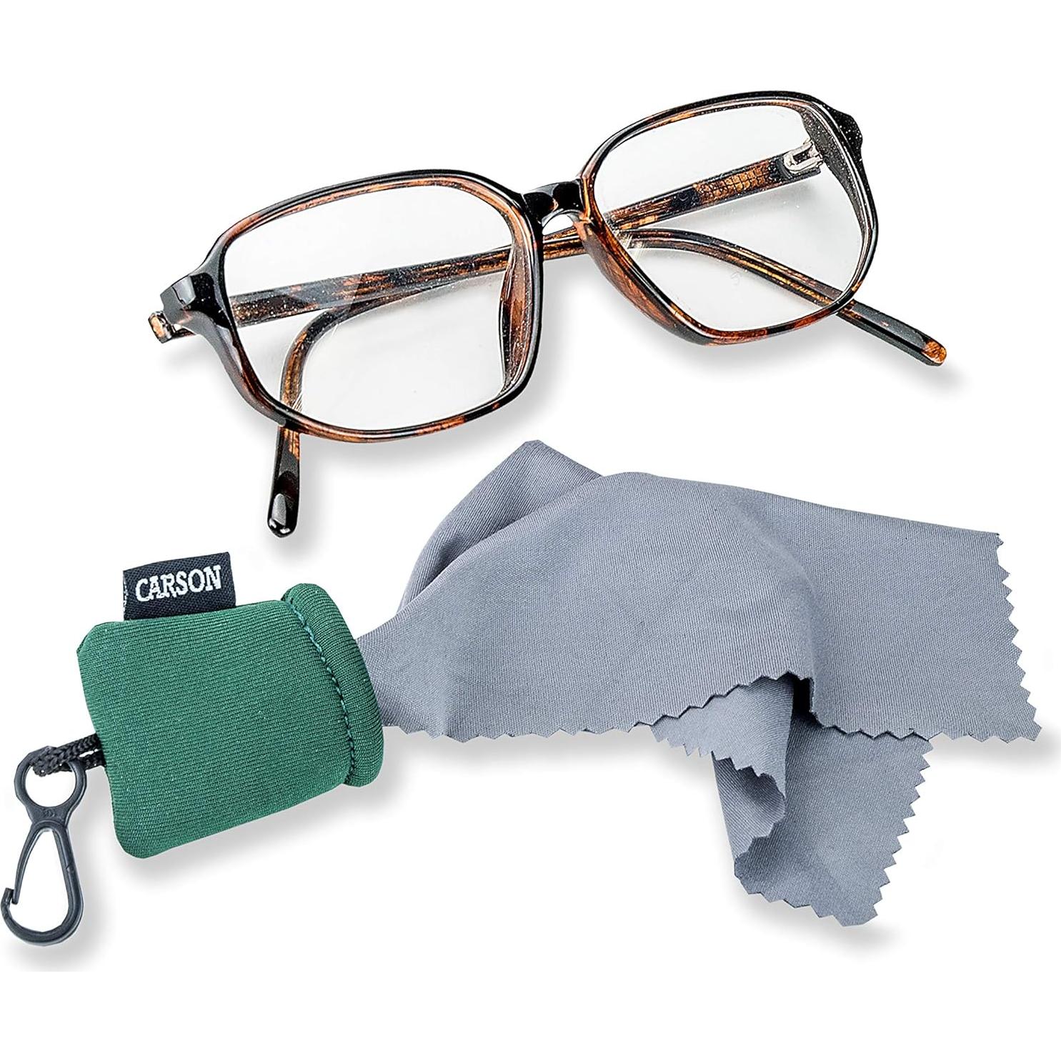 Paño de Microfibra Stuff-It Carson Verde para Limpieza de Lentes