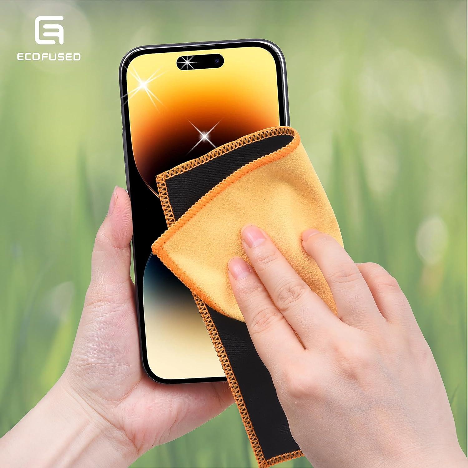 Paños de limpieza de microfibra Eco-Fused - Paquete de 5 - 16.7 x 15.7 cm