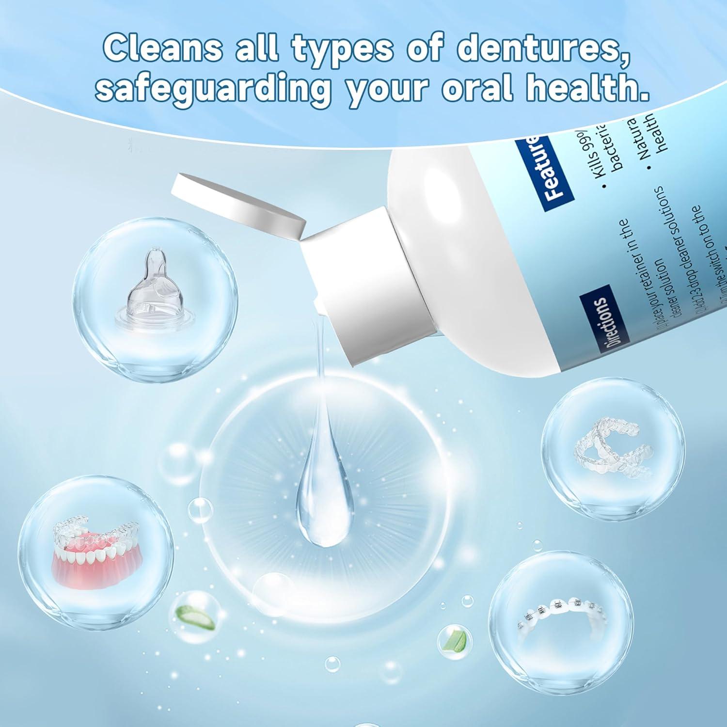 Limpiador Ultrasónico de Retenedores Kunphy 2x250ml - Limpieza Profesional