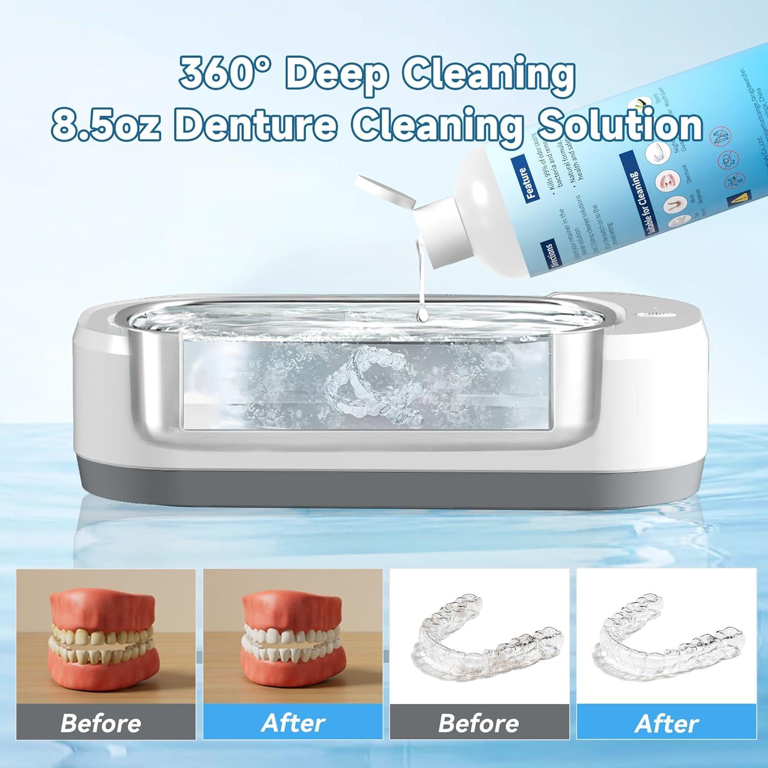 Limpiador Ultrasónico de Retenedores Kunphy 2x250ml - Limpieza Profesional