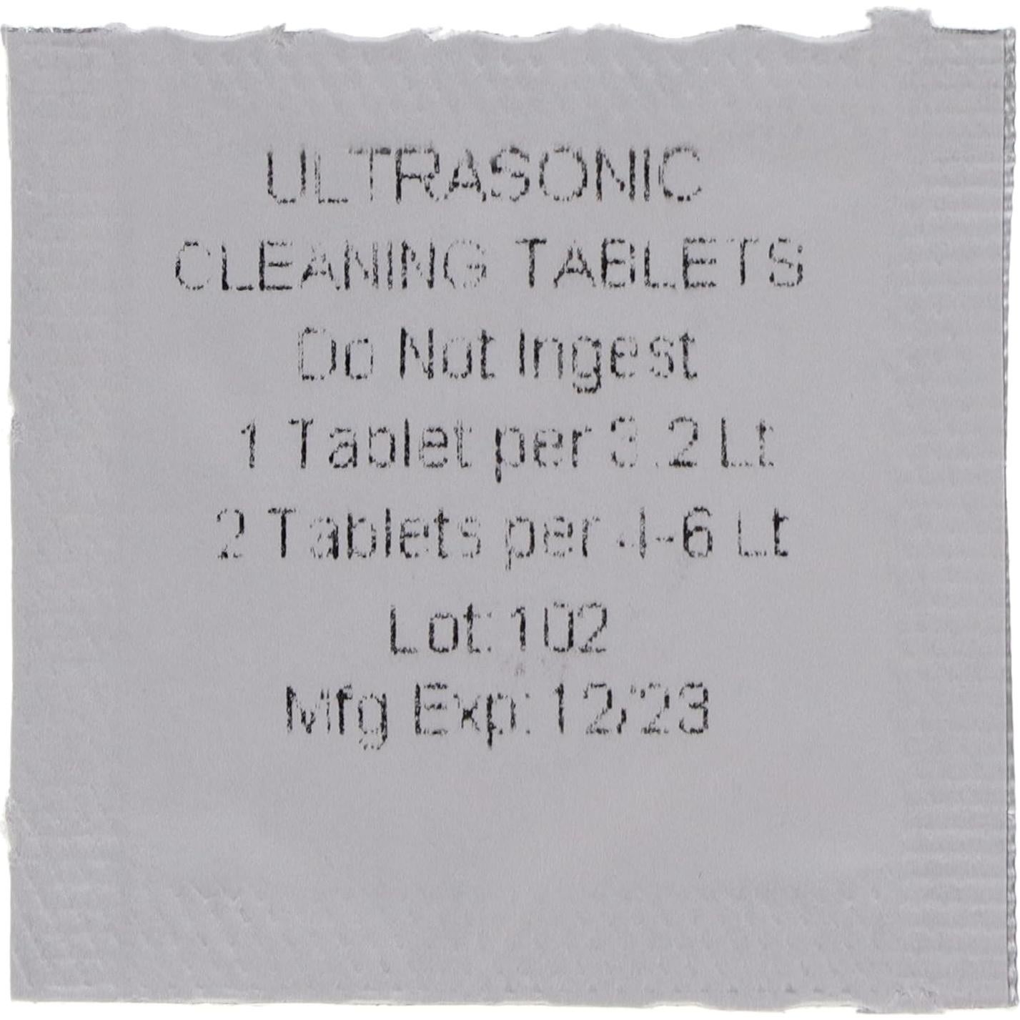 Tabletas de Limpieza Ultrasónica Ronix 64 Unidades