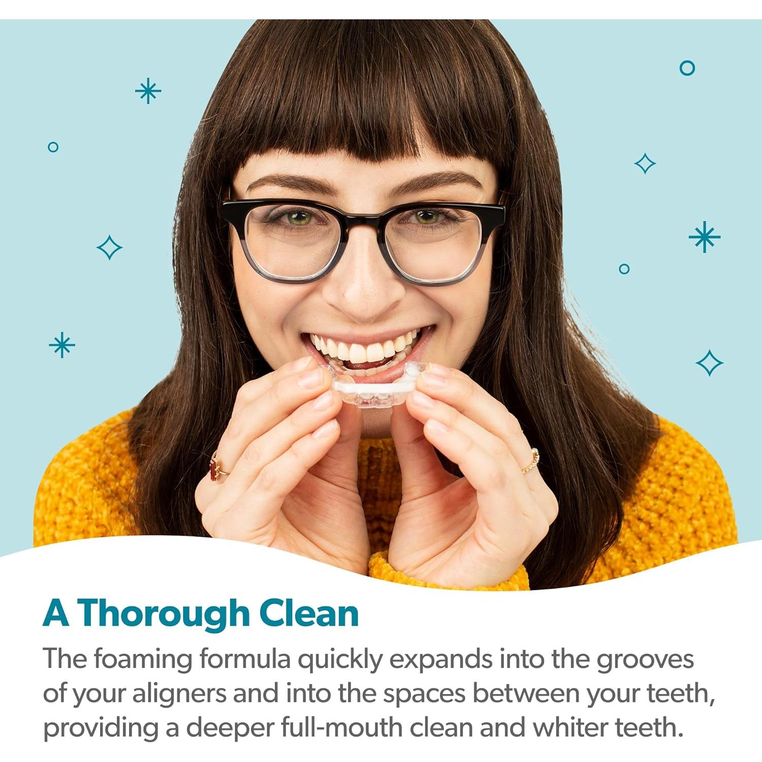 EverSmile AlignerFresh 50ml - Limpiador de Alineadores y Retenedores con Protección del Esmalte