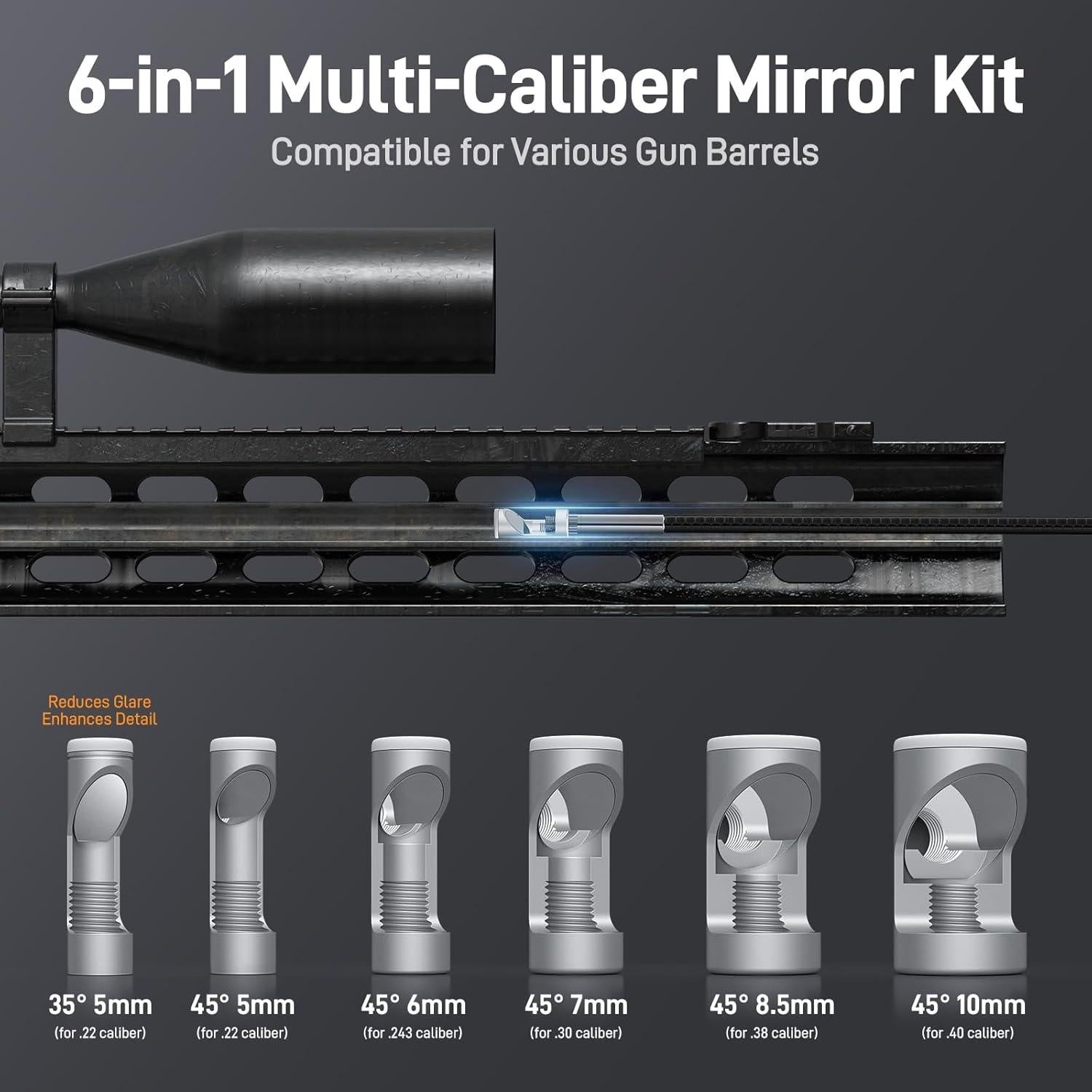 Borescope USB-C Teslong NTG100-C para Rifles, 114.3 cm