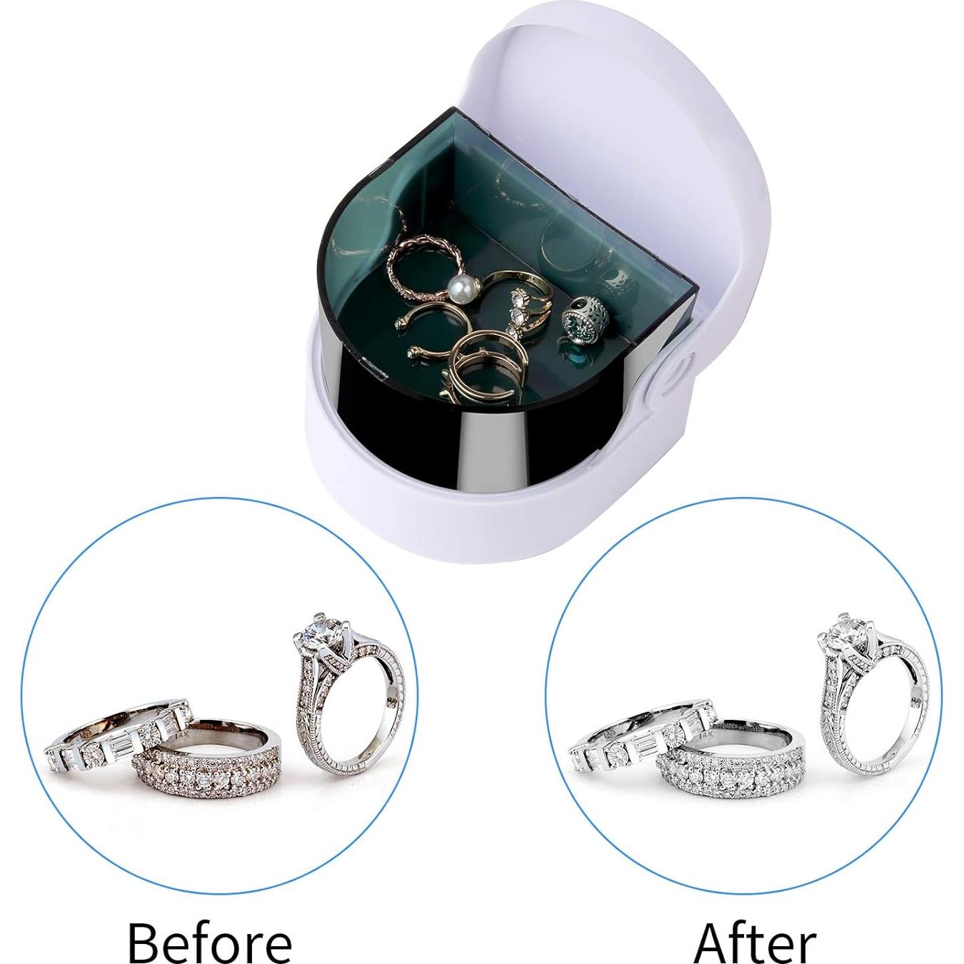 Limpiador Inalámbrico Sonic Lamoutor para Joyería y Dentaduras