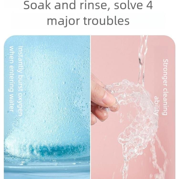 Tabletas Limpiadoras YANDY para Retenedores Invisalign 30 Unidades