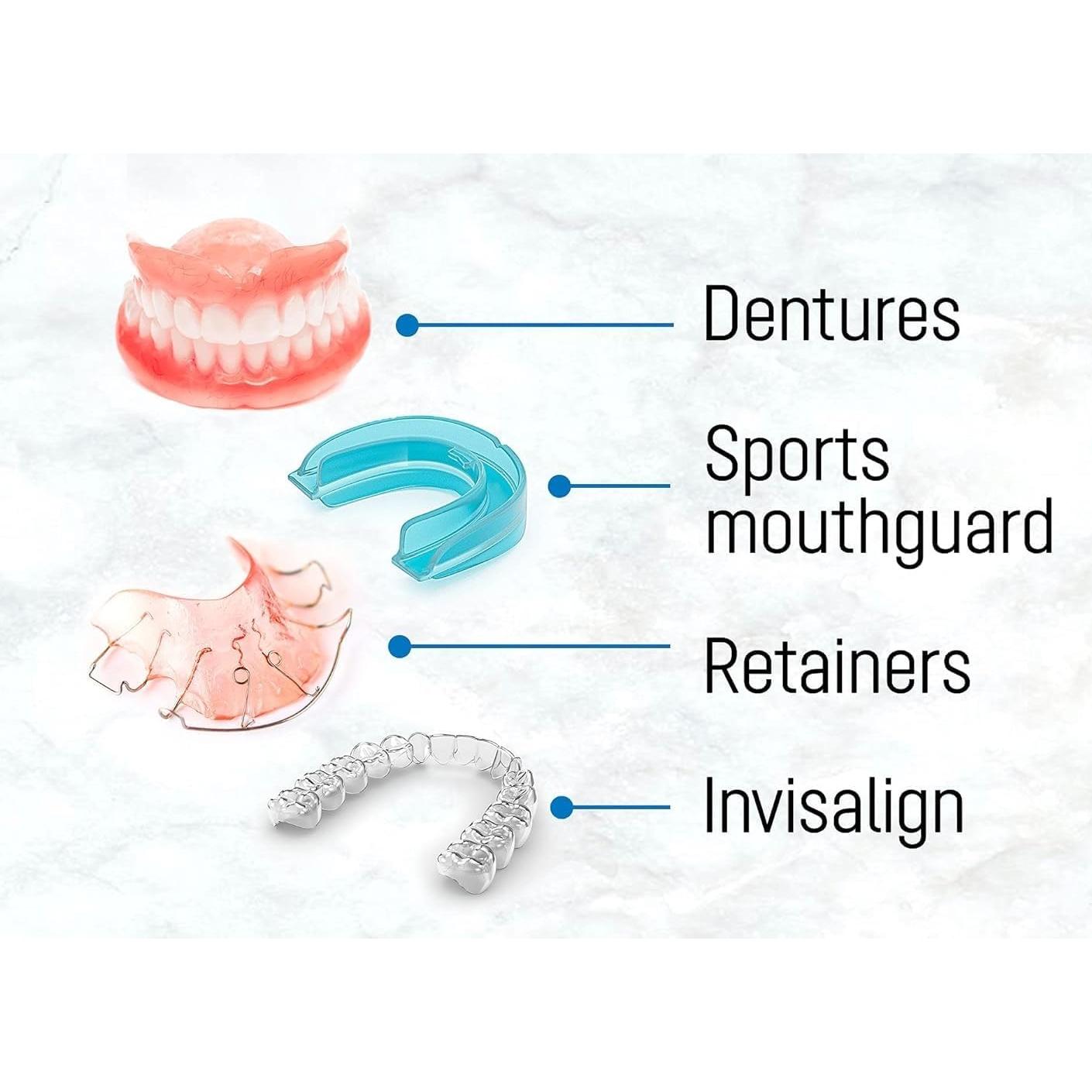 Tabletas Limpiadoras de Dentaduras AmeriCan Goods 80 Unidades
