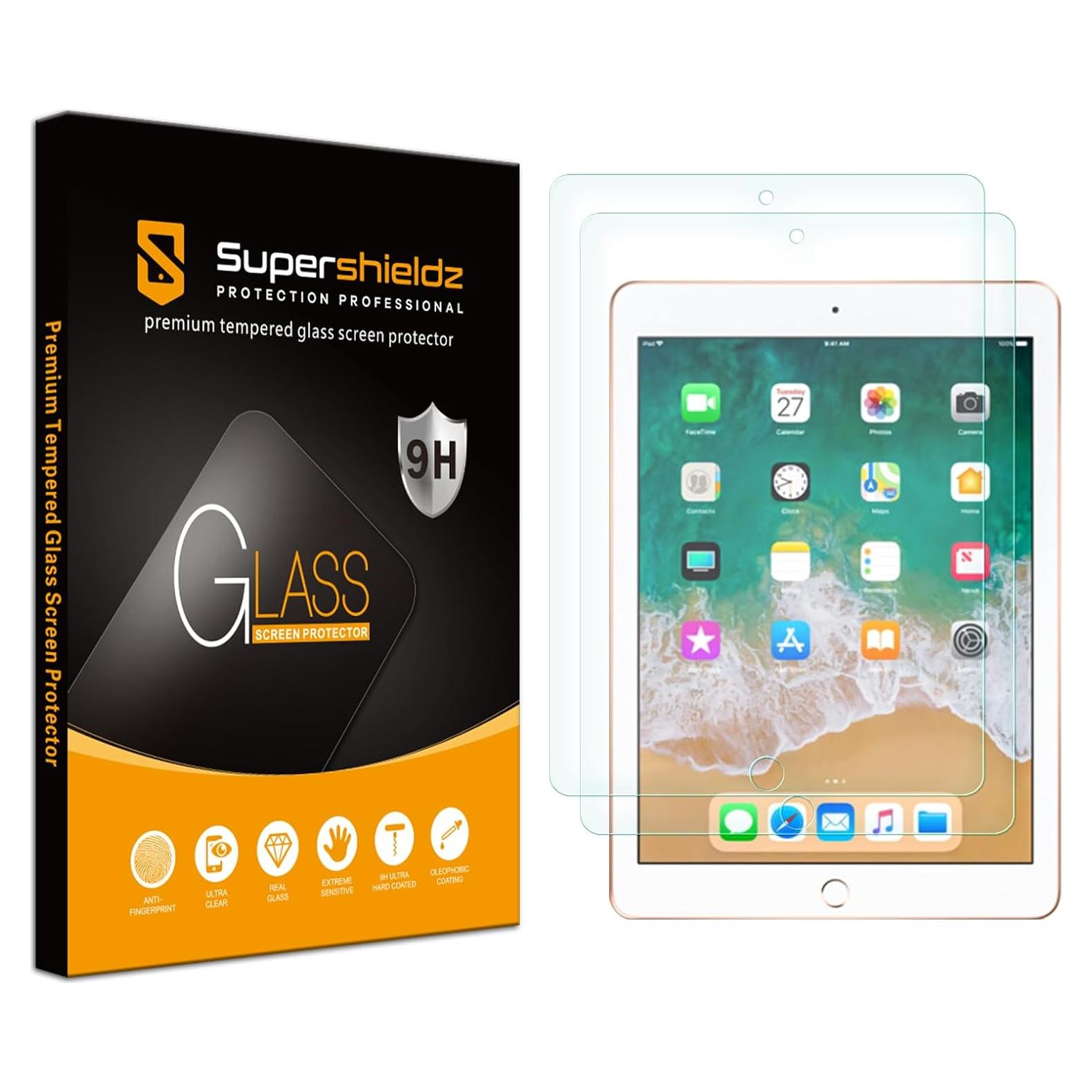 Protector de Pantalla Vidrio Templado Supershieldz para iPad
