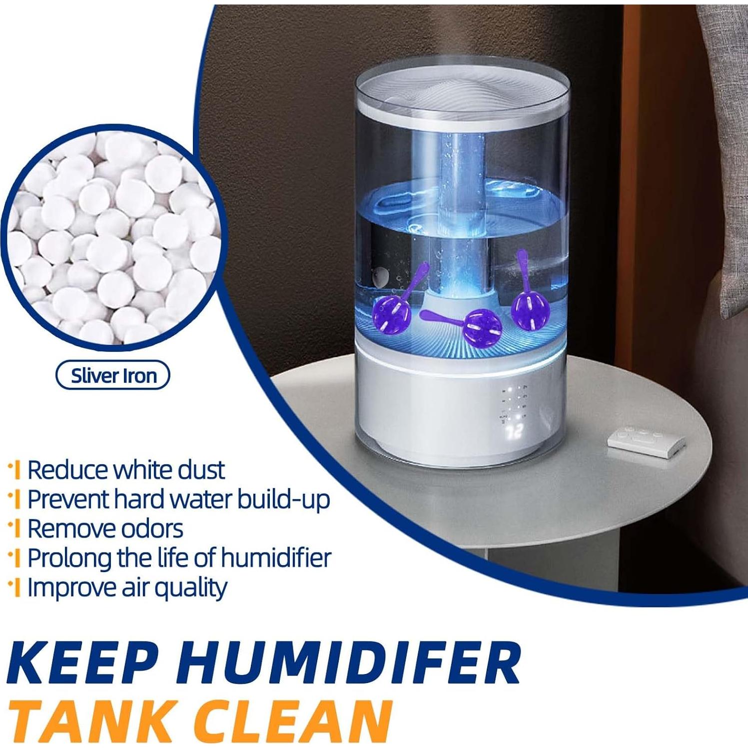 Bolas Limpiadoras para Humidificador ADDFRESH - Paquete de 12