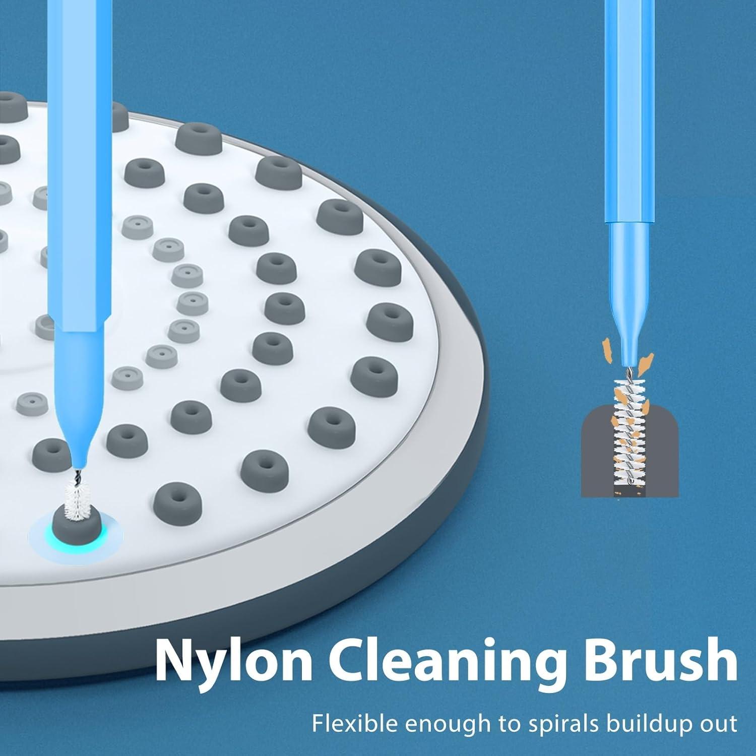 40 Pcs Limpiadores de Cabezal de Ducha Lumkew - Cepillos y Picos