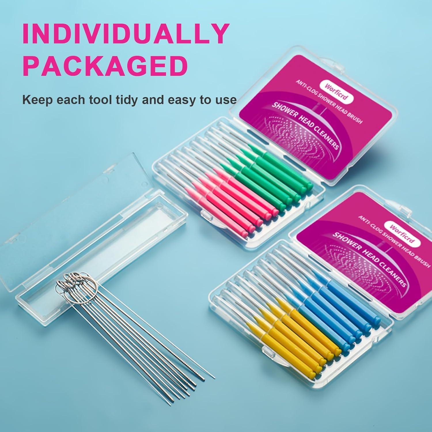 30 Cepillos Limpiadores BCD para Cabezal de Ducha - Antiobstrucción