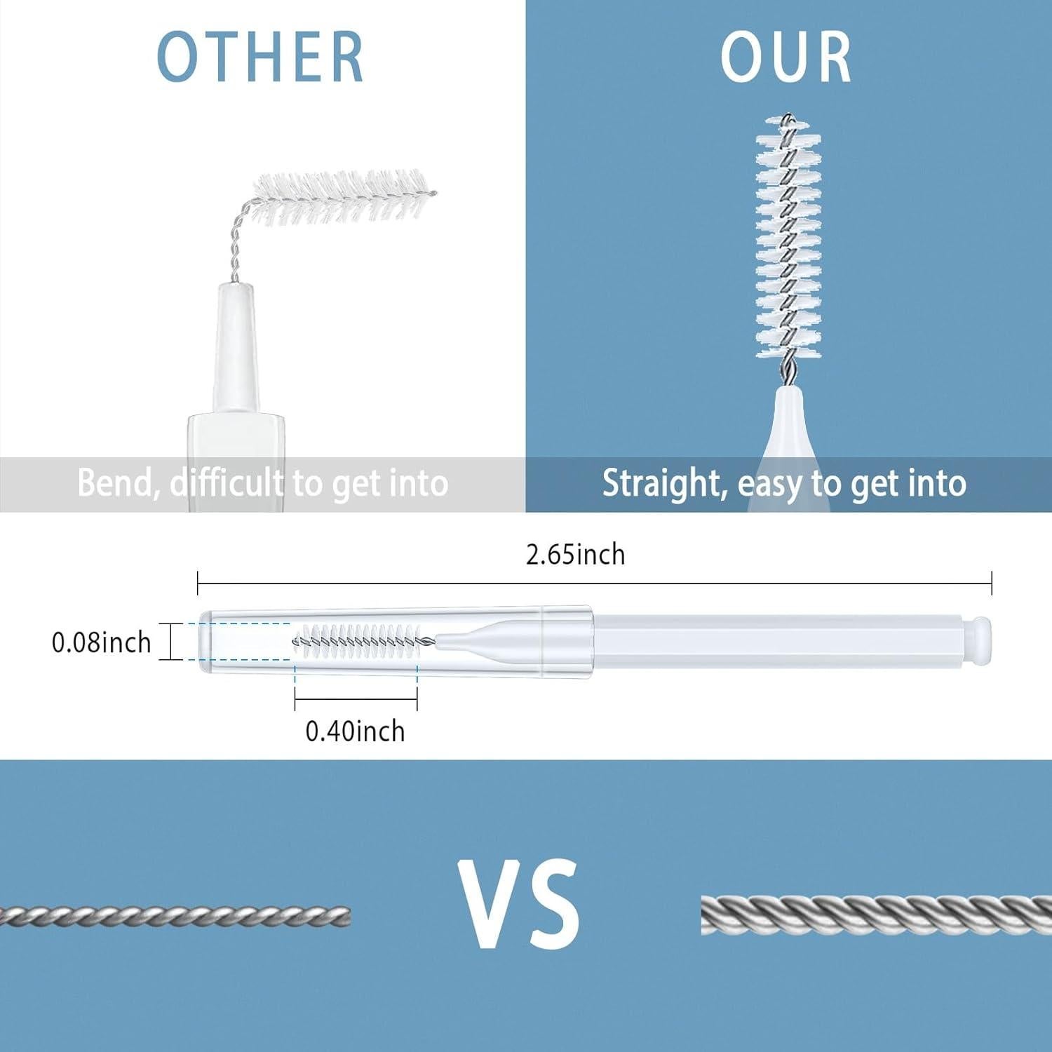 Cepillo de Limpieza para Cabezal de Ducha Lumkew - 20 Unidades