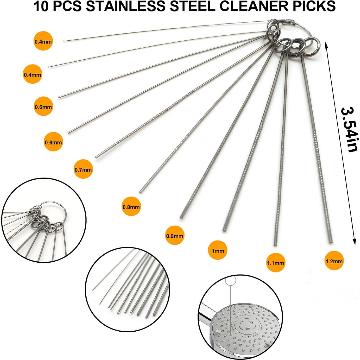 30 Herramientas de Limpieza Bcautay para Cabezal de Ducha