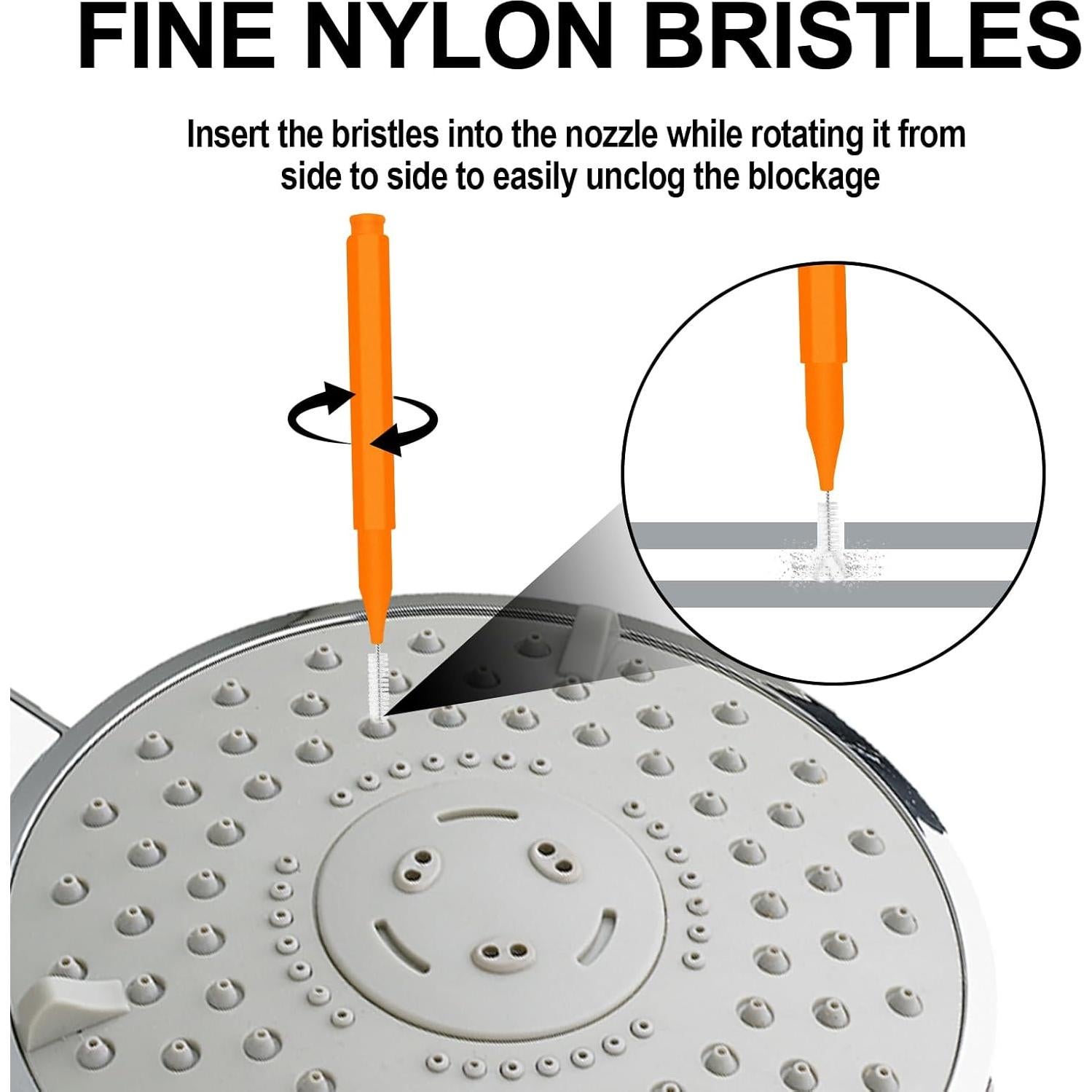 30 Herramientas de Limpieza Bcautay para Cabezal de Ducha