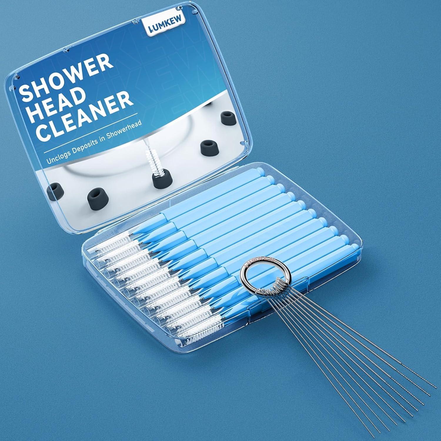Limpiador de Cabezal de Ducha Lumkew 20 Piezas Nylon Acero