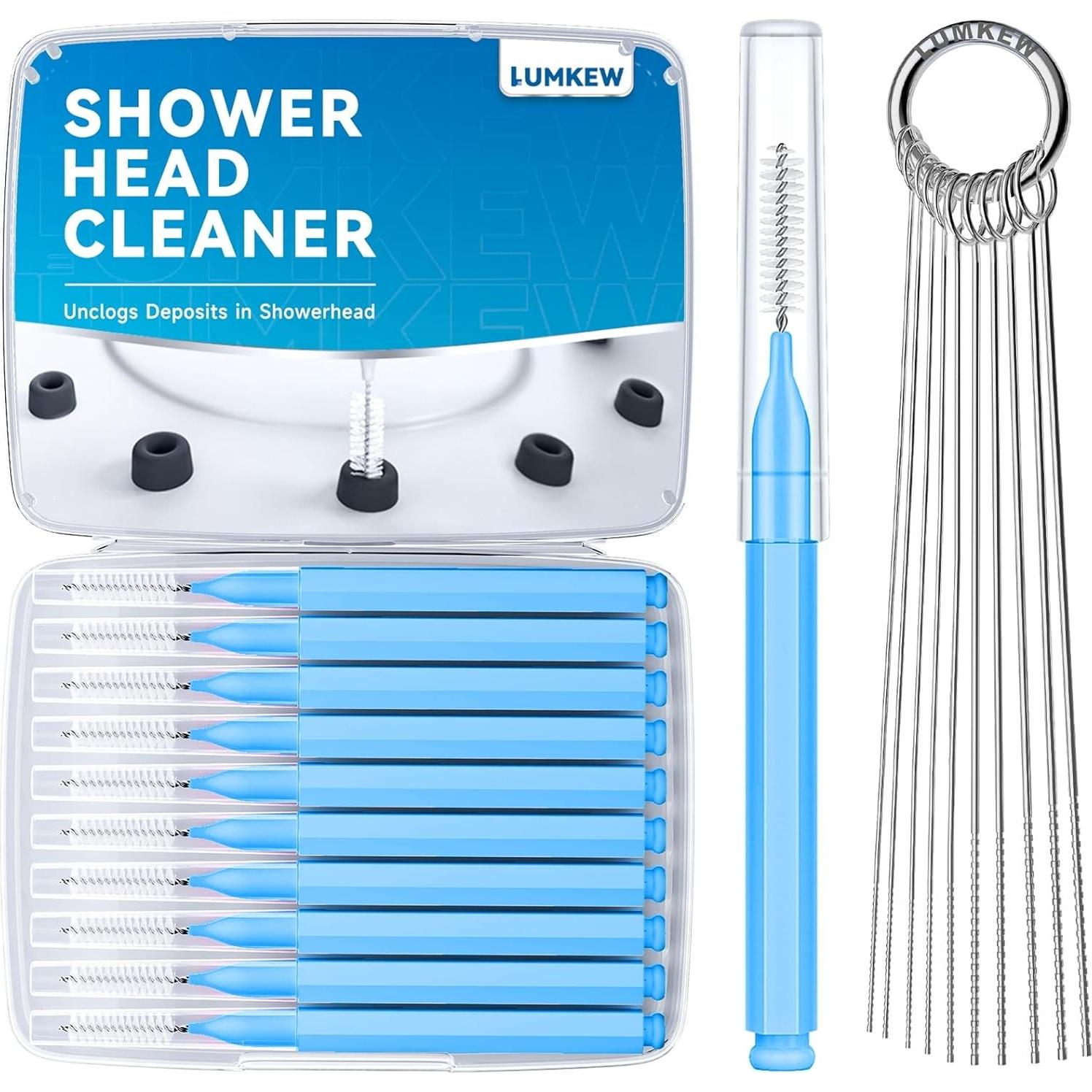 Limpiador de Cabezal de Ducha Lumkew 20 Piezas Nylon Acero