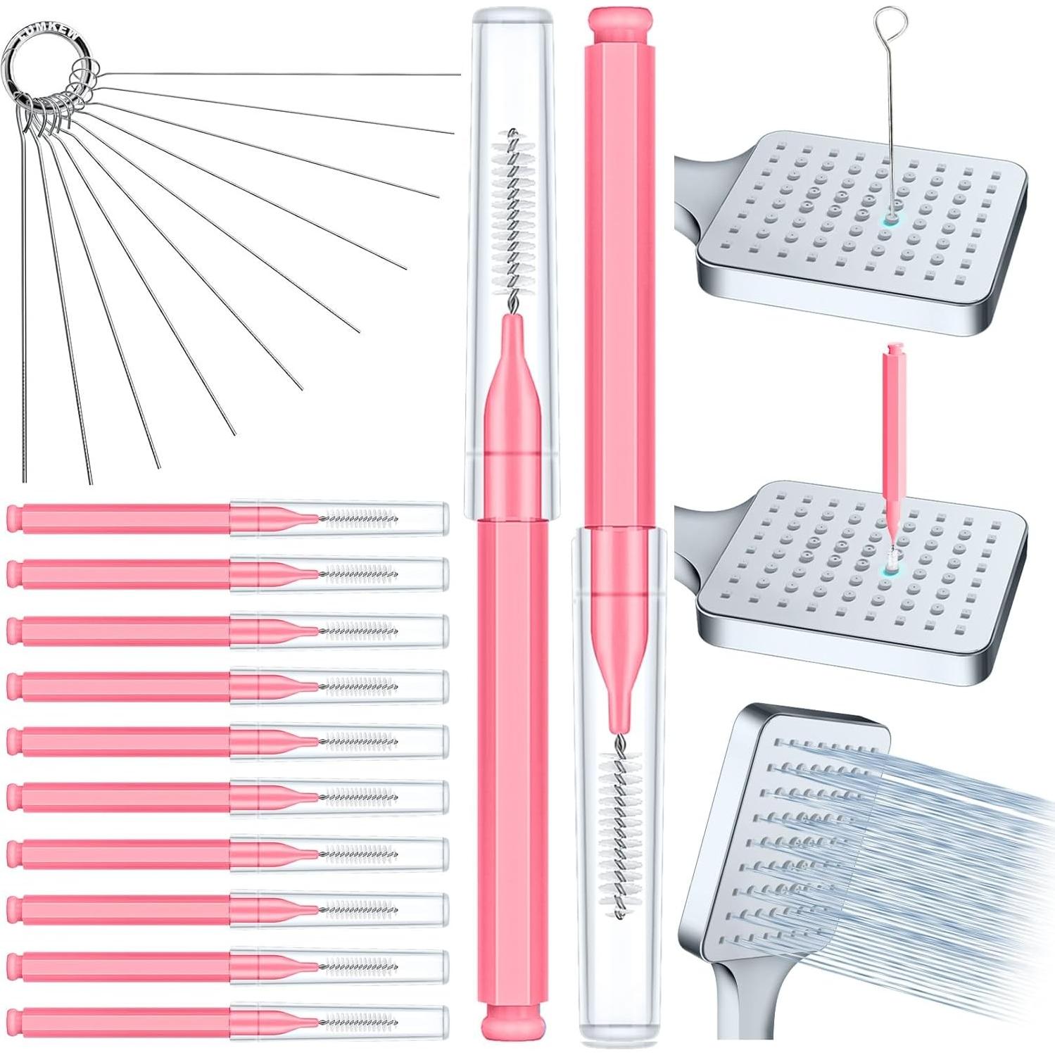 Picks de limpieza Lumkew para cabezales de ducha - 20 piezas