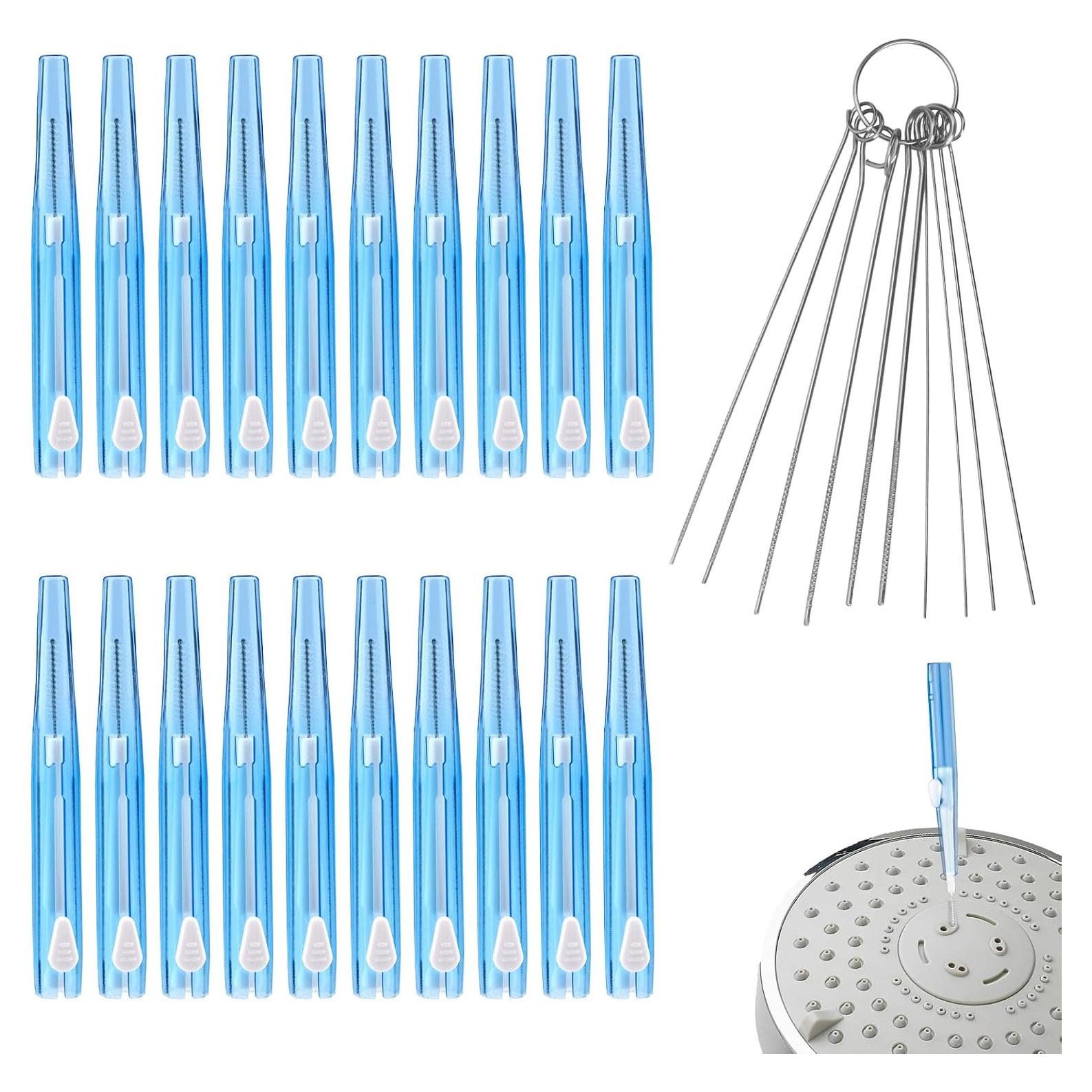 Kit de Limpieza de Cabezal de Ducha Gosknor - 20 Cepillos y 10 Puntas