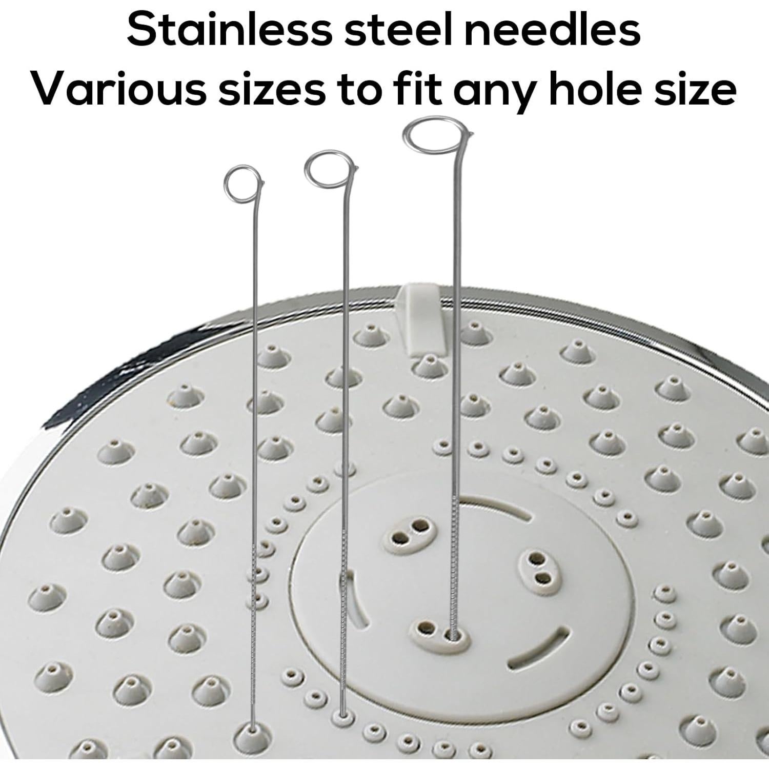 Kit de Limpieza de Cabezal de Ducha Gosknor - 20 Cepillos y 10 Puntas