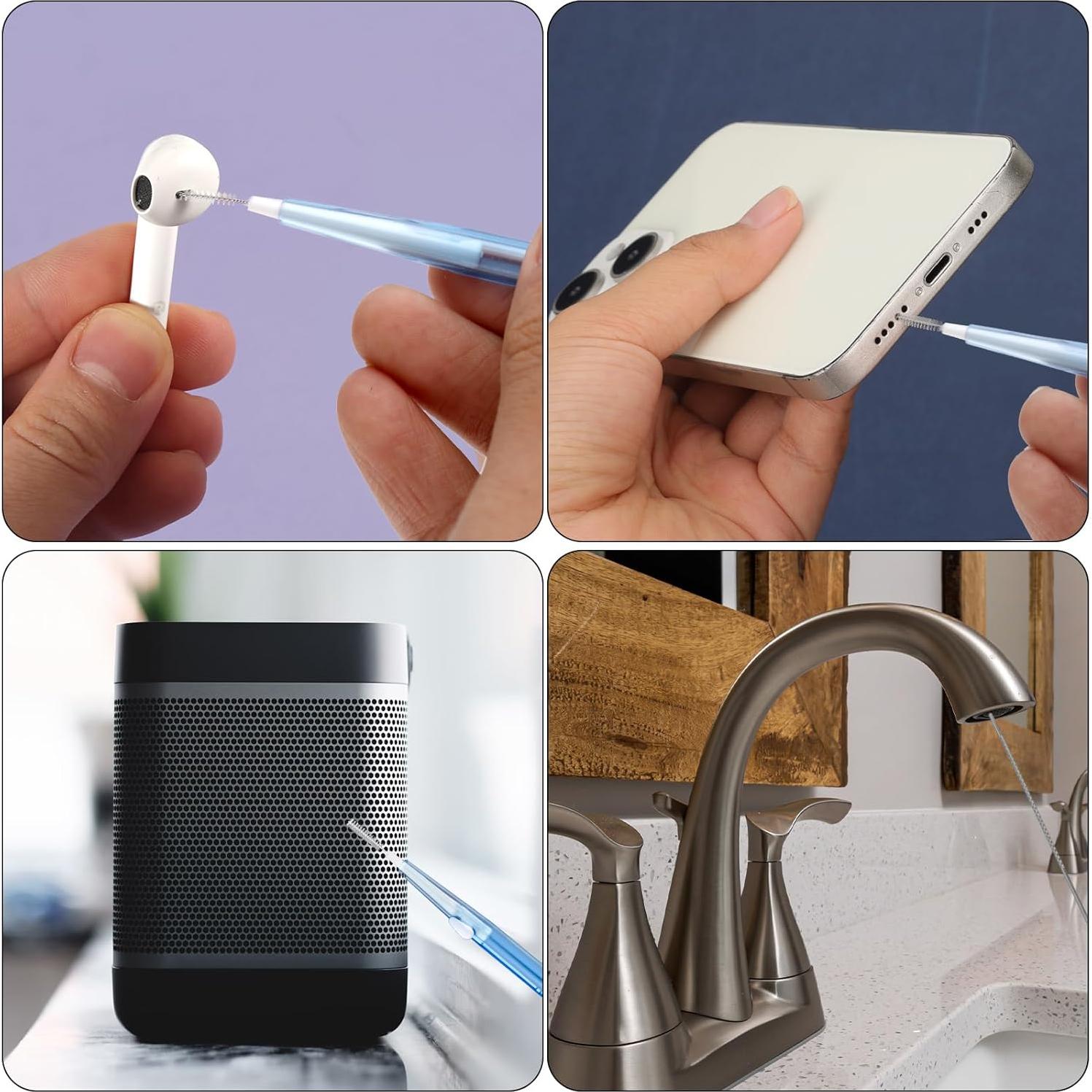 Kit de Limpieza de Cabezal de Ducha Gosknor - 20 Cepillos y 10 Puntas