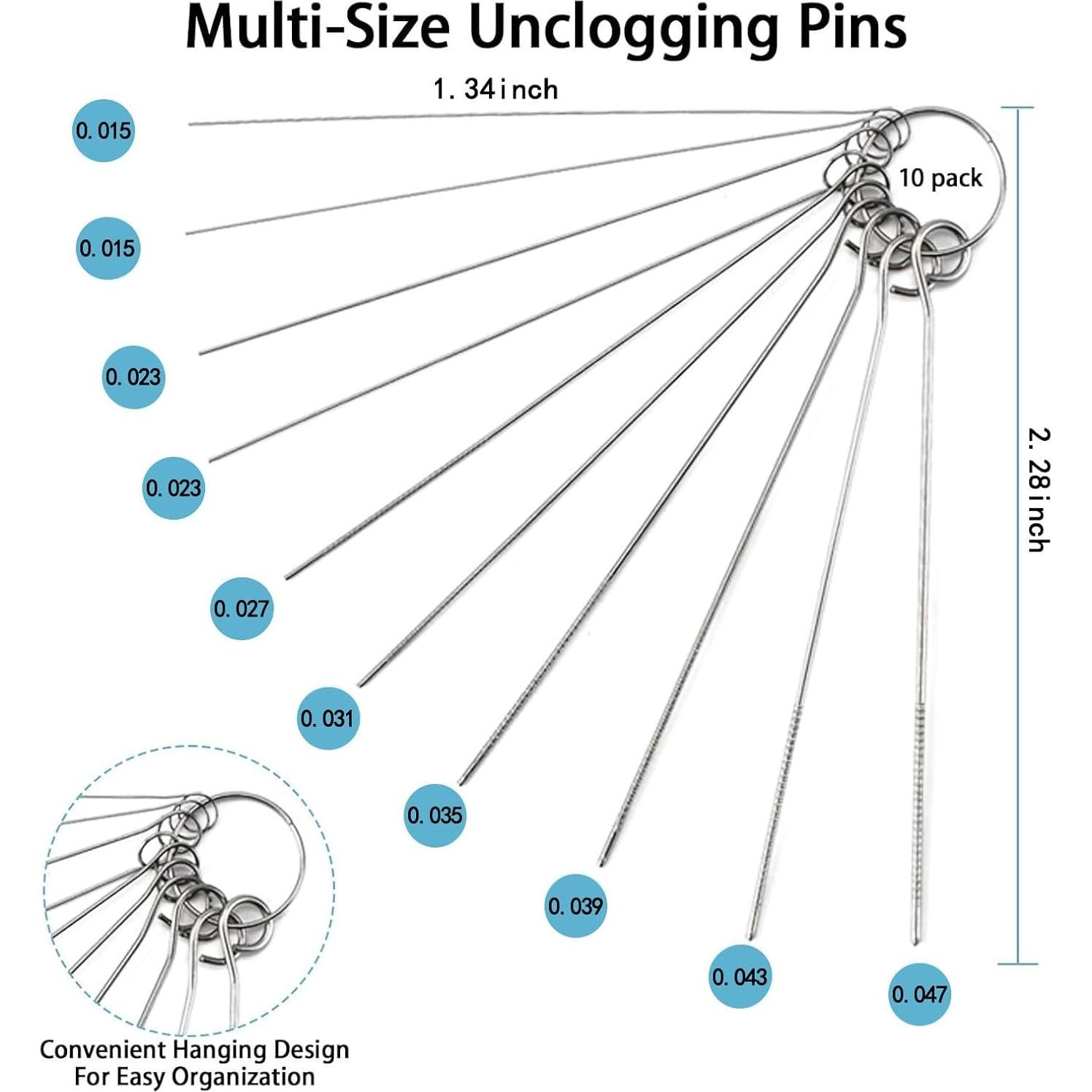 Cepillos Limpiadores de Cabezal de Ducha DMwespe - 30 Piezas